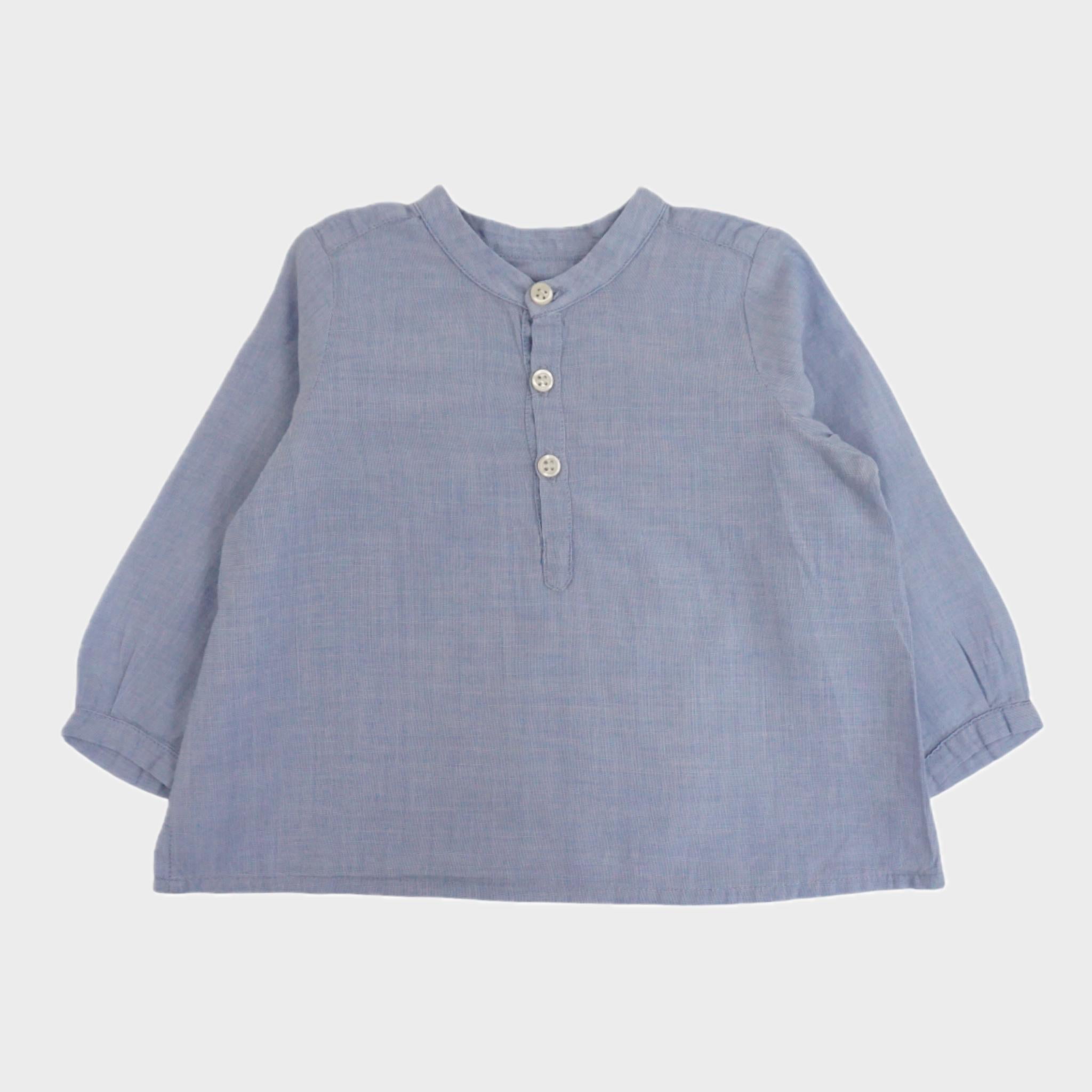 Blouse Bleu - 6 mois