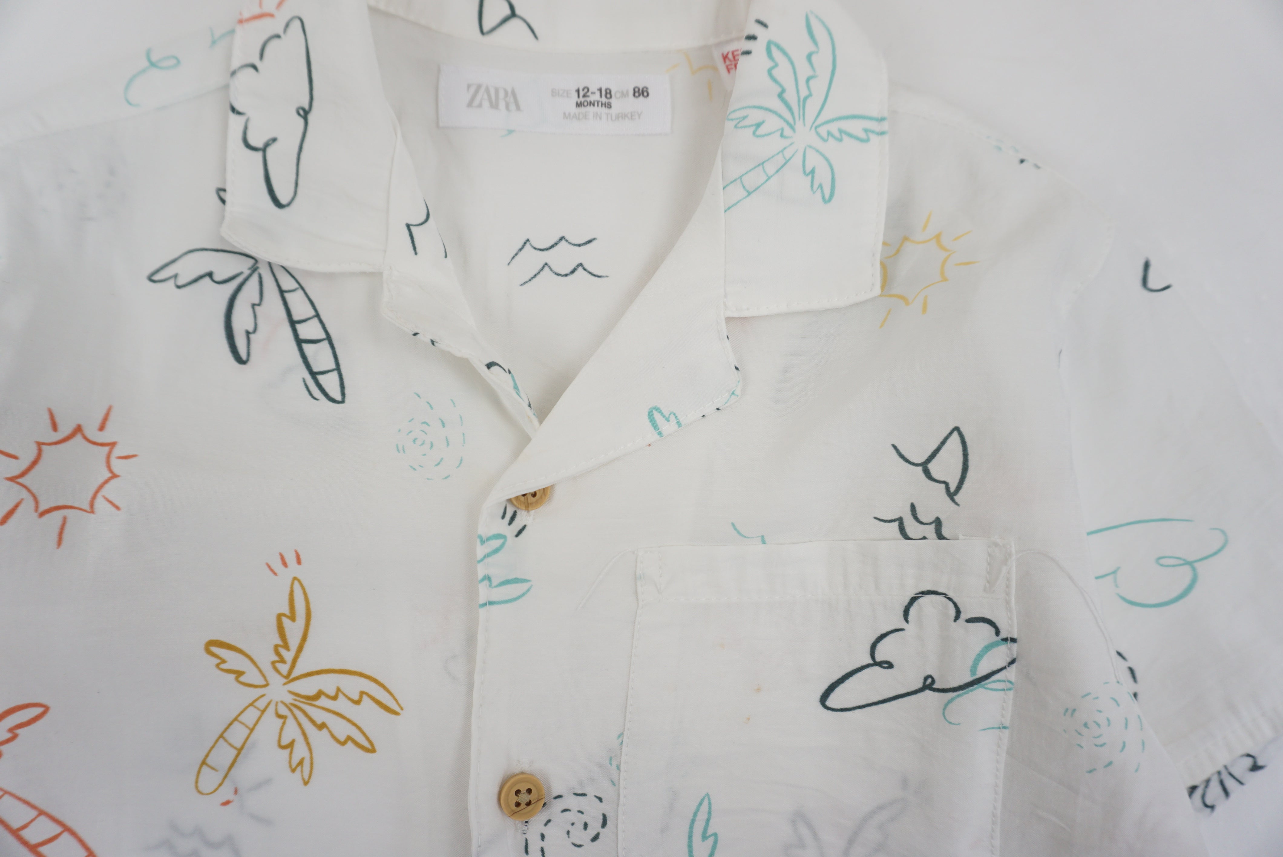 Chemise Blanc - 12/18 mois