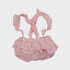 Bloomer à bretelles Rose - 1 mois