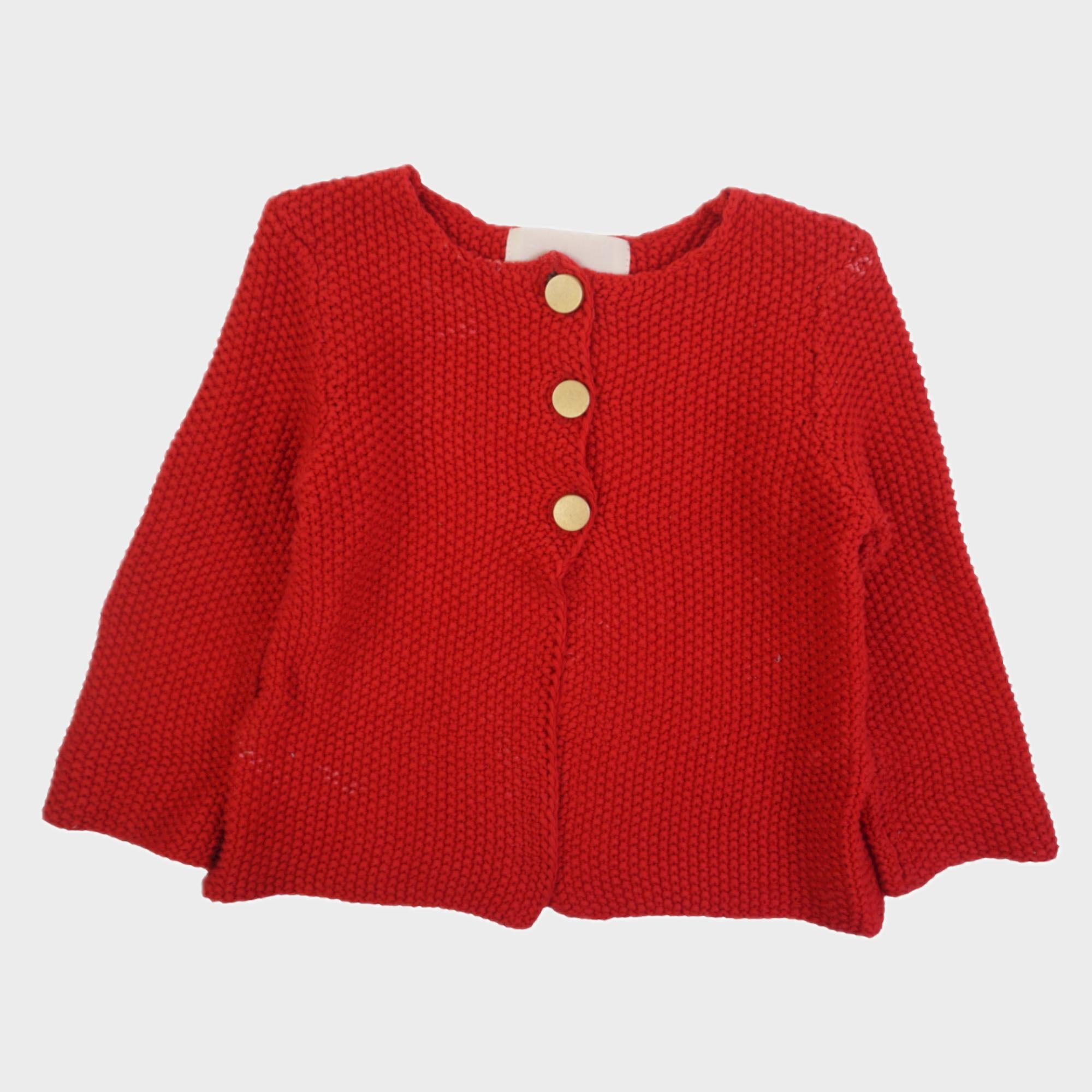 Gilet Rouge - 12 mois