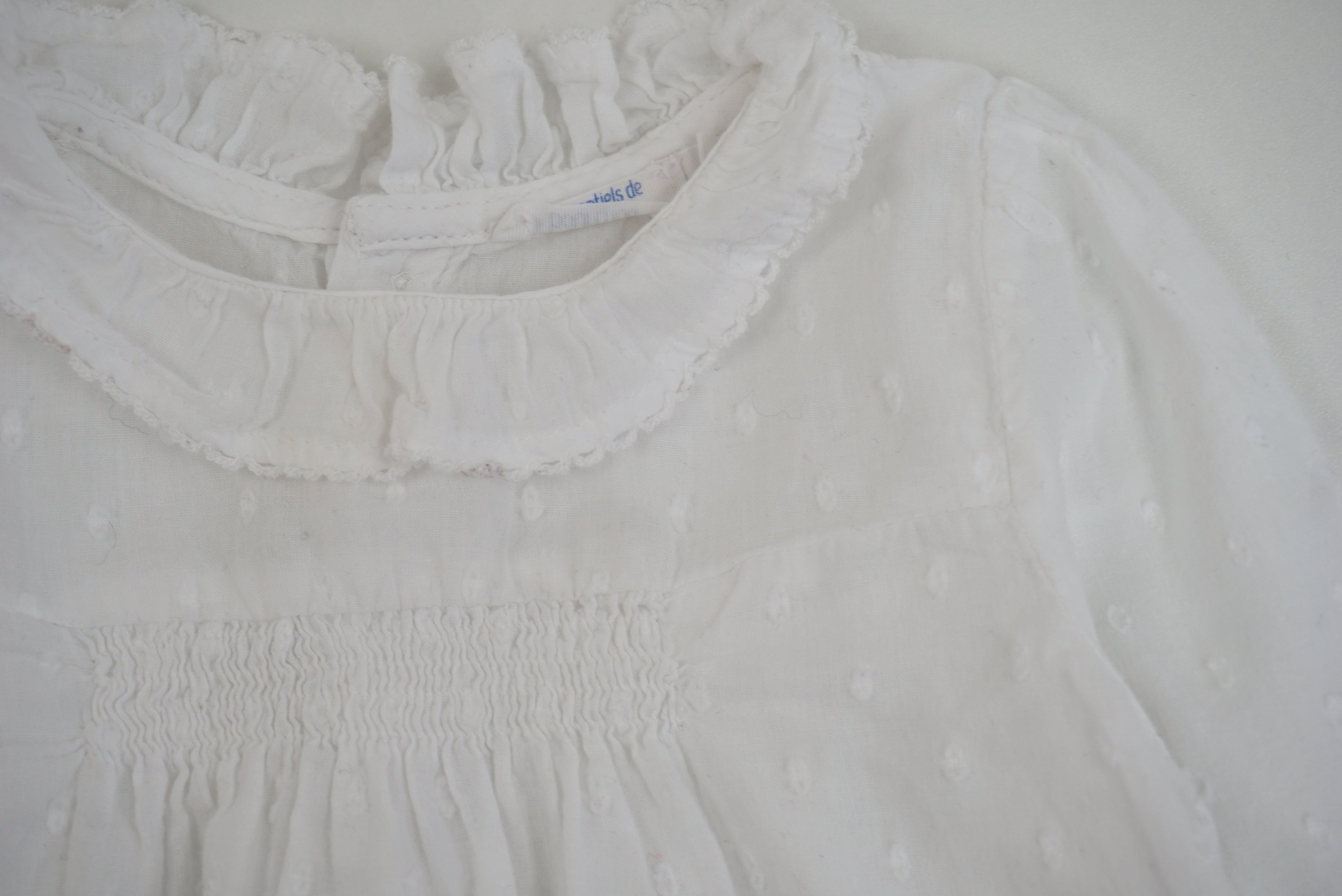 Blouse Blanc - 9 mois