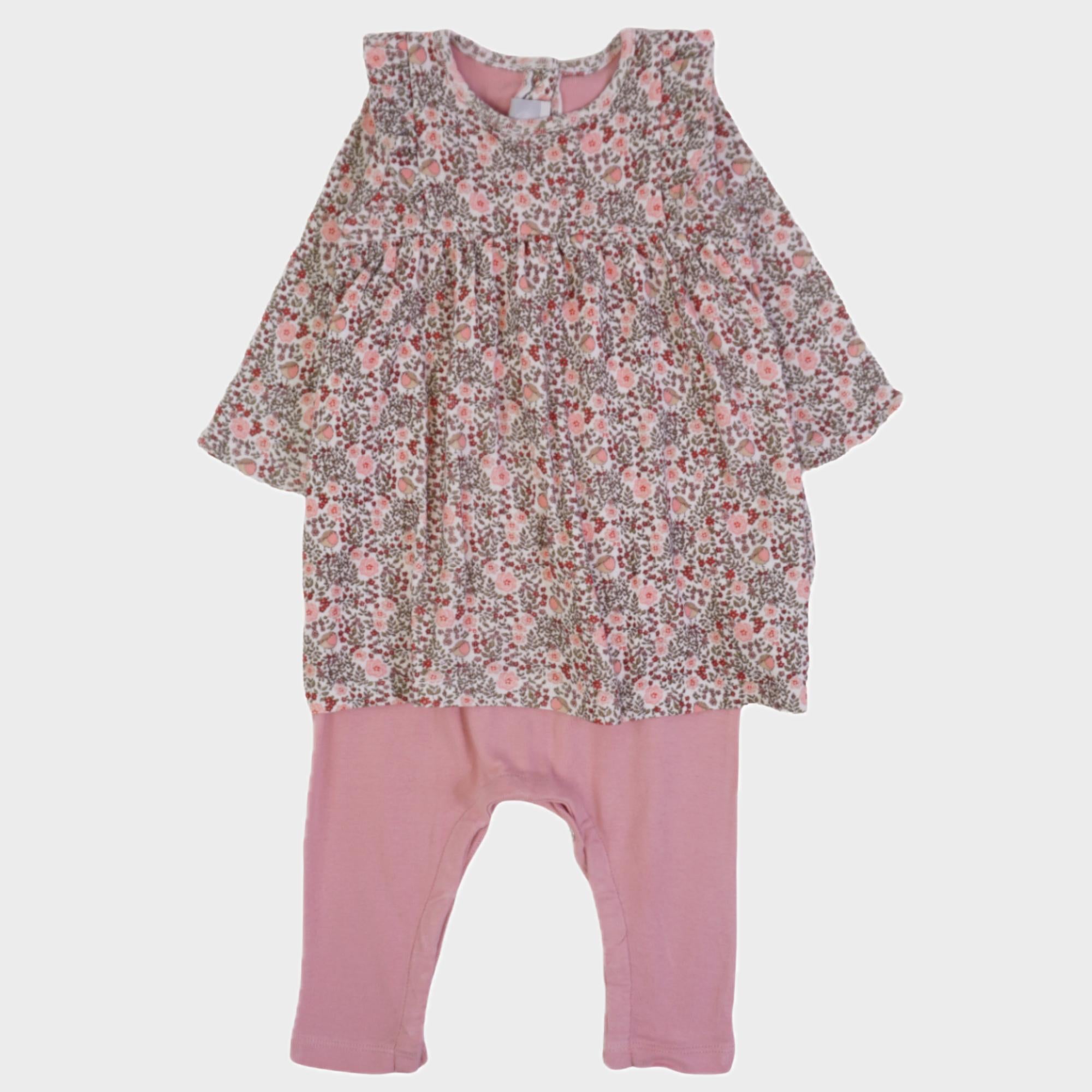 Pyjama Rose - 12 mois