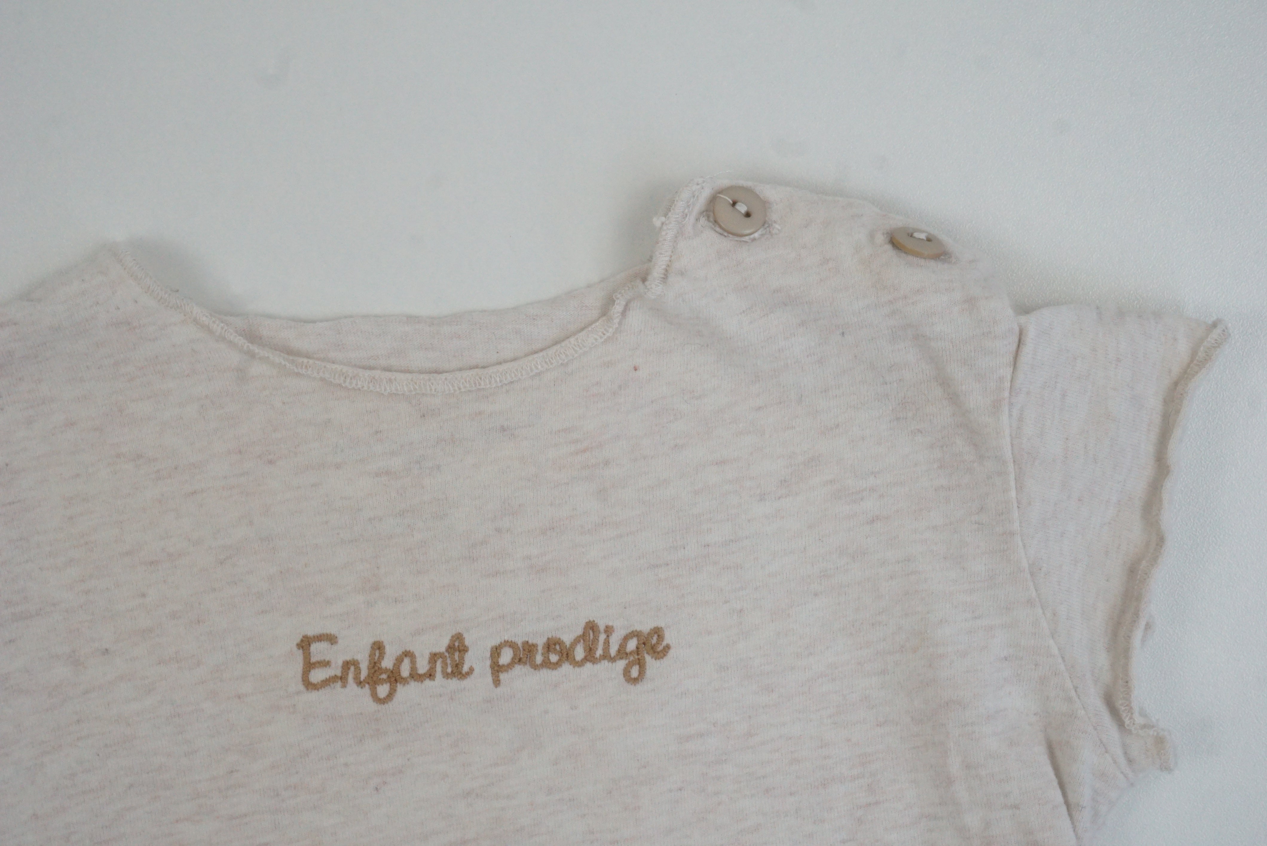 T-shirt Beige - 12 mois