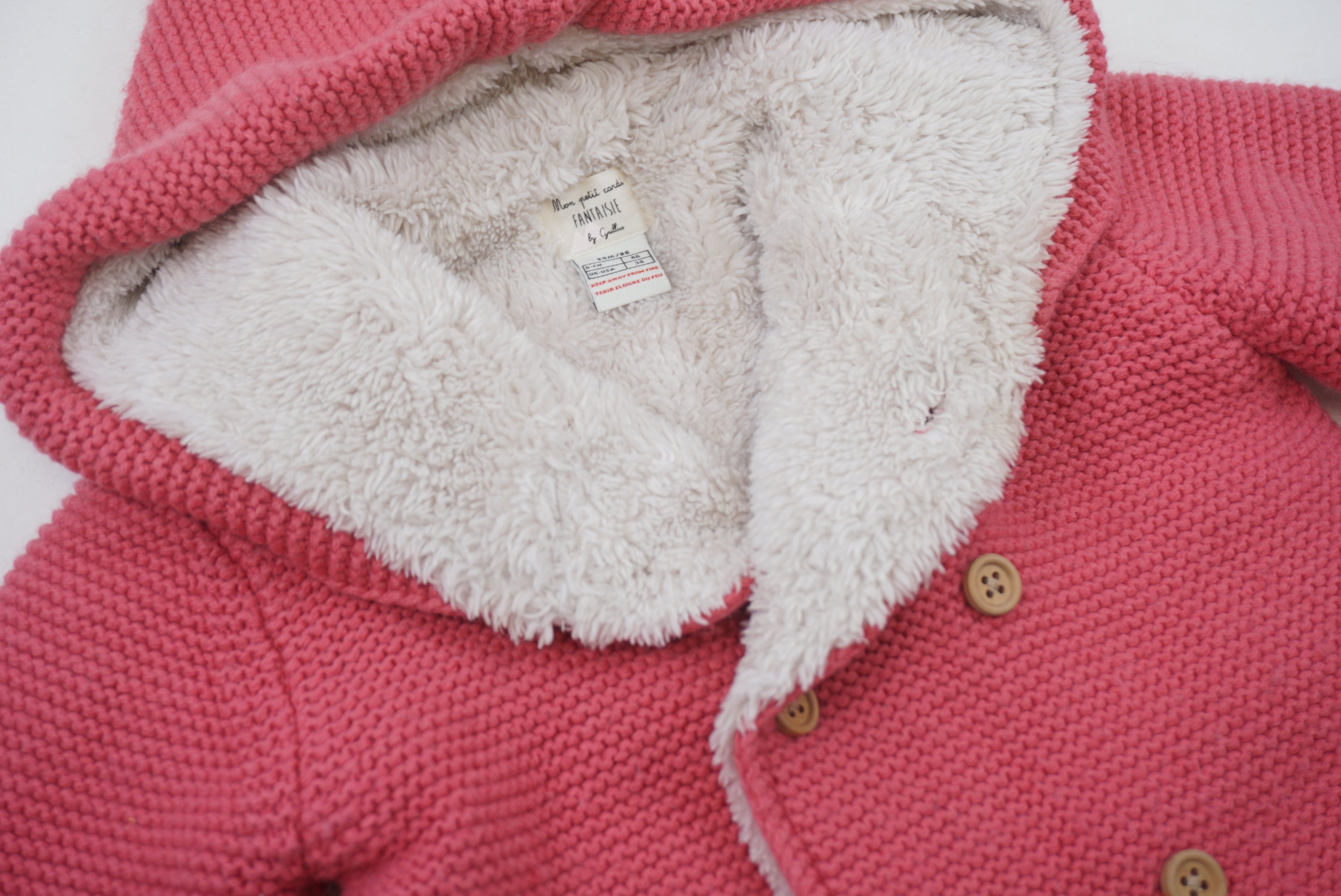Manteau Rose - 24 mois
