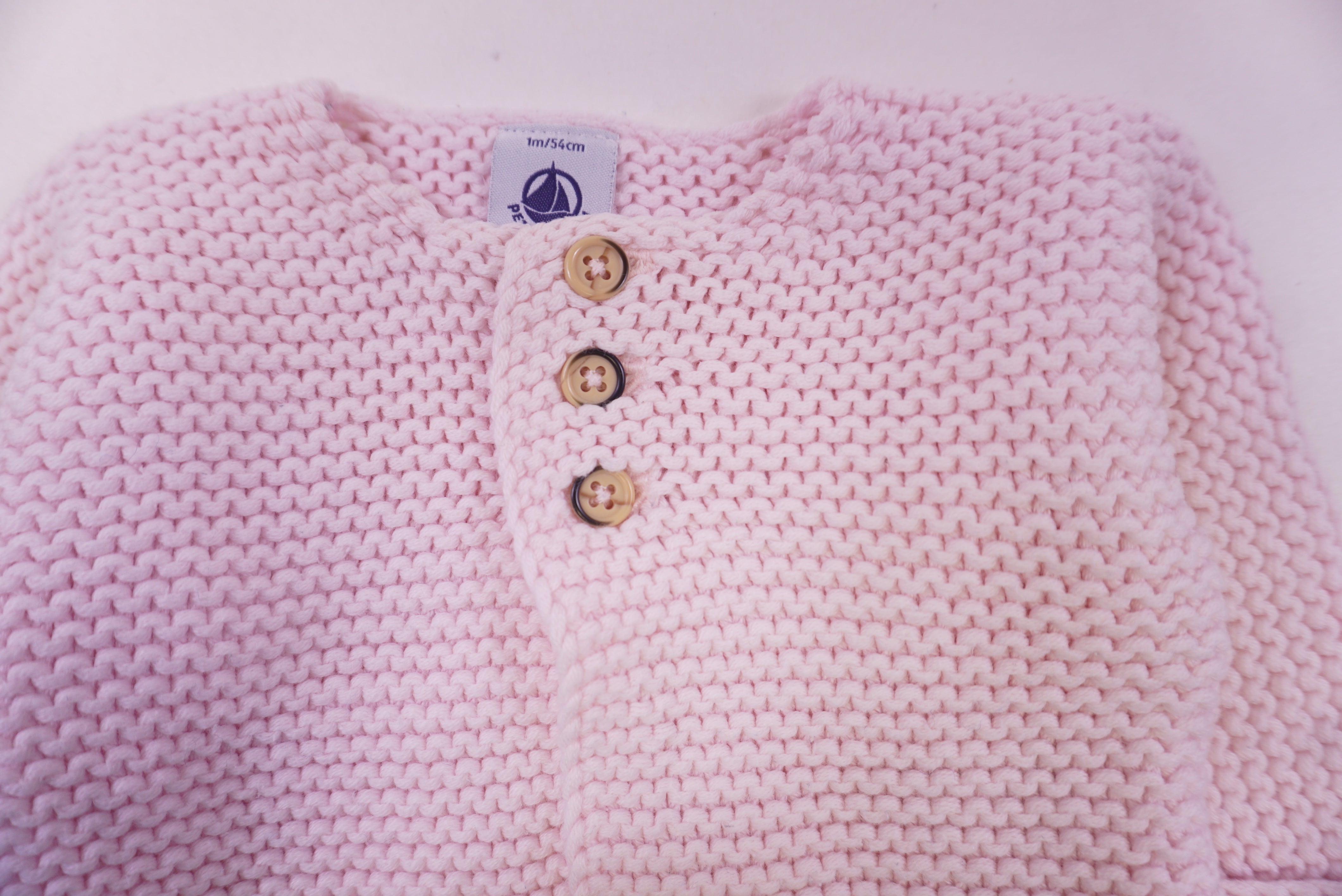 Gilet Rose - 1 mois