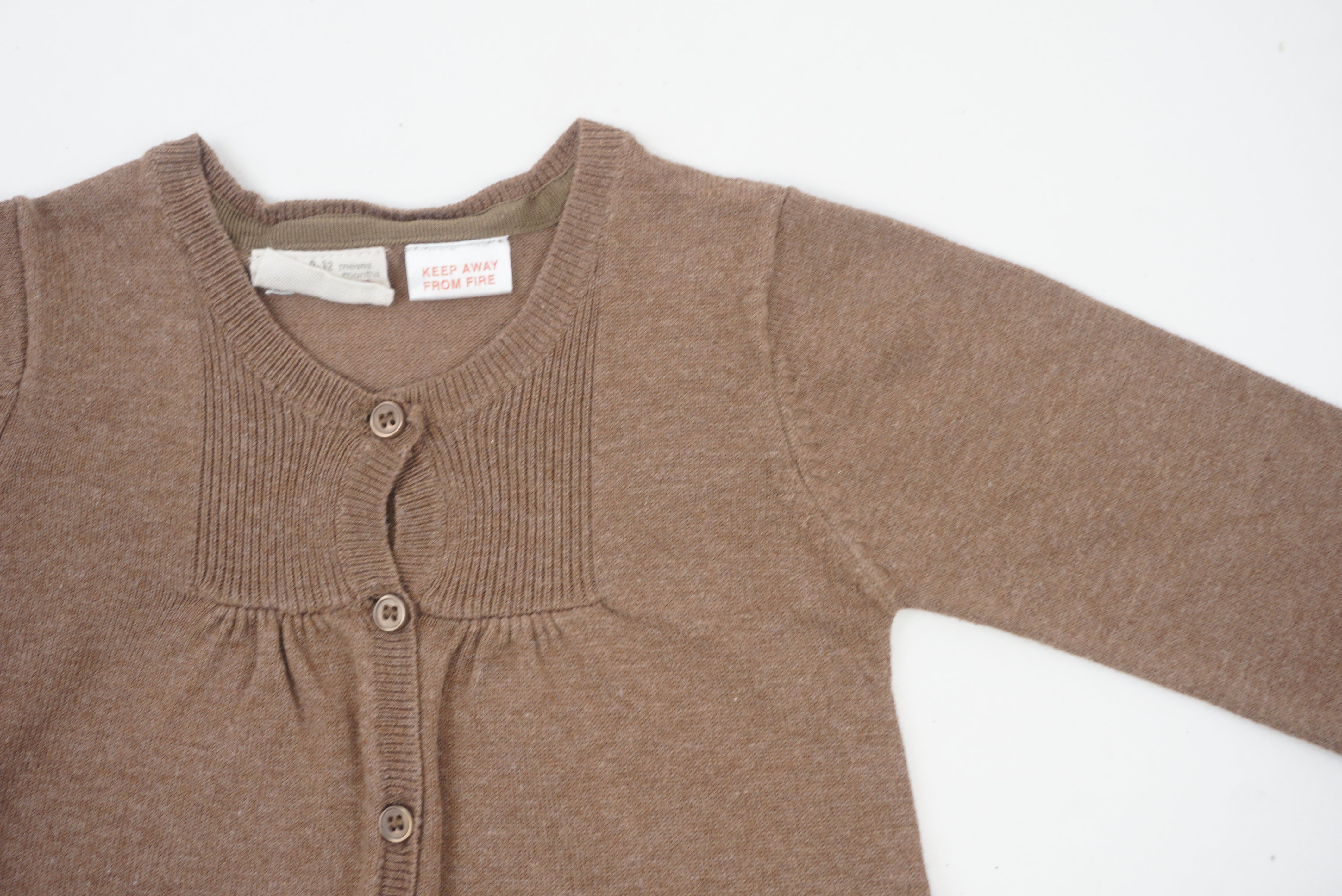 Gilet Marron - 9/12 mois