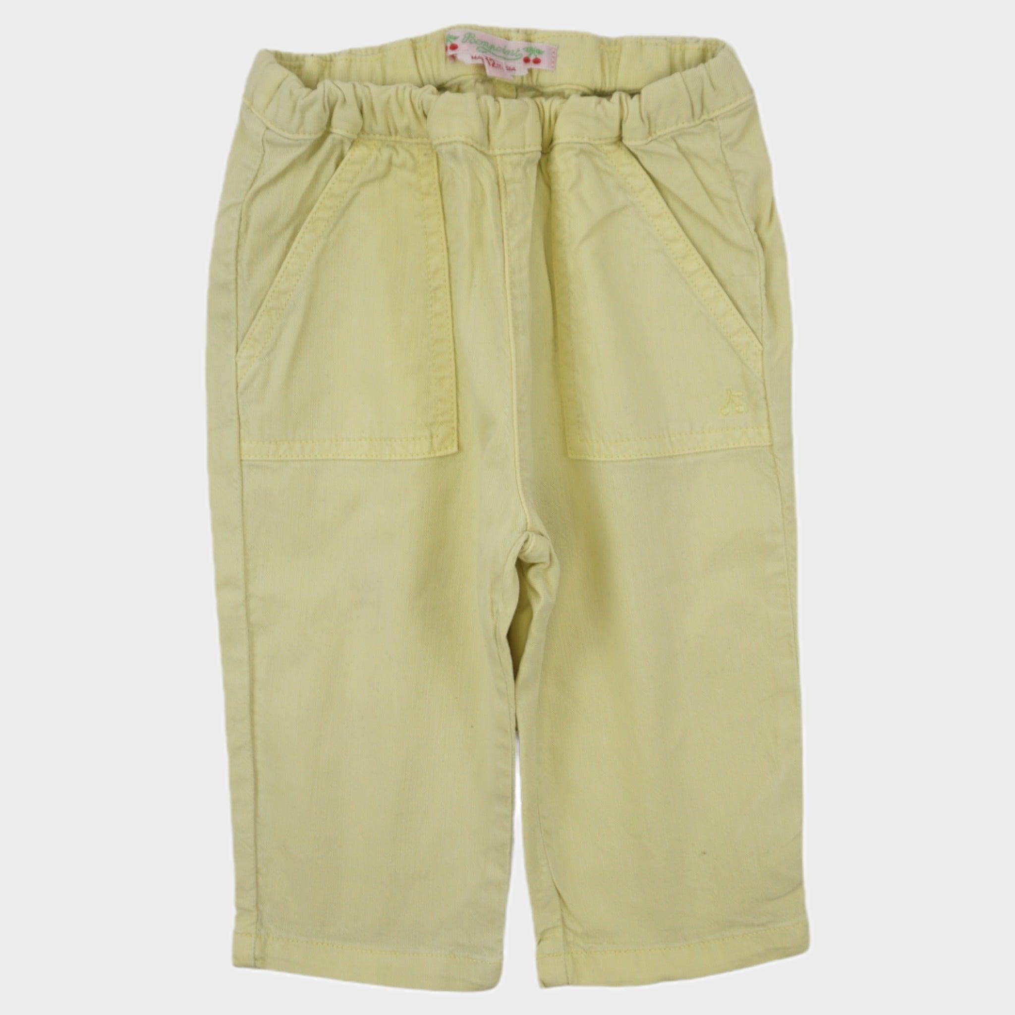 Pantalon Jaune - 12 mois