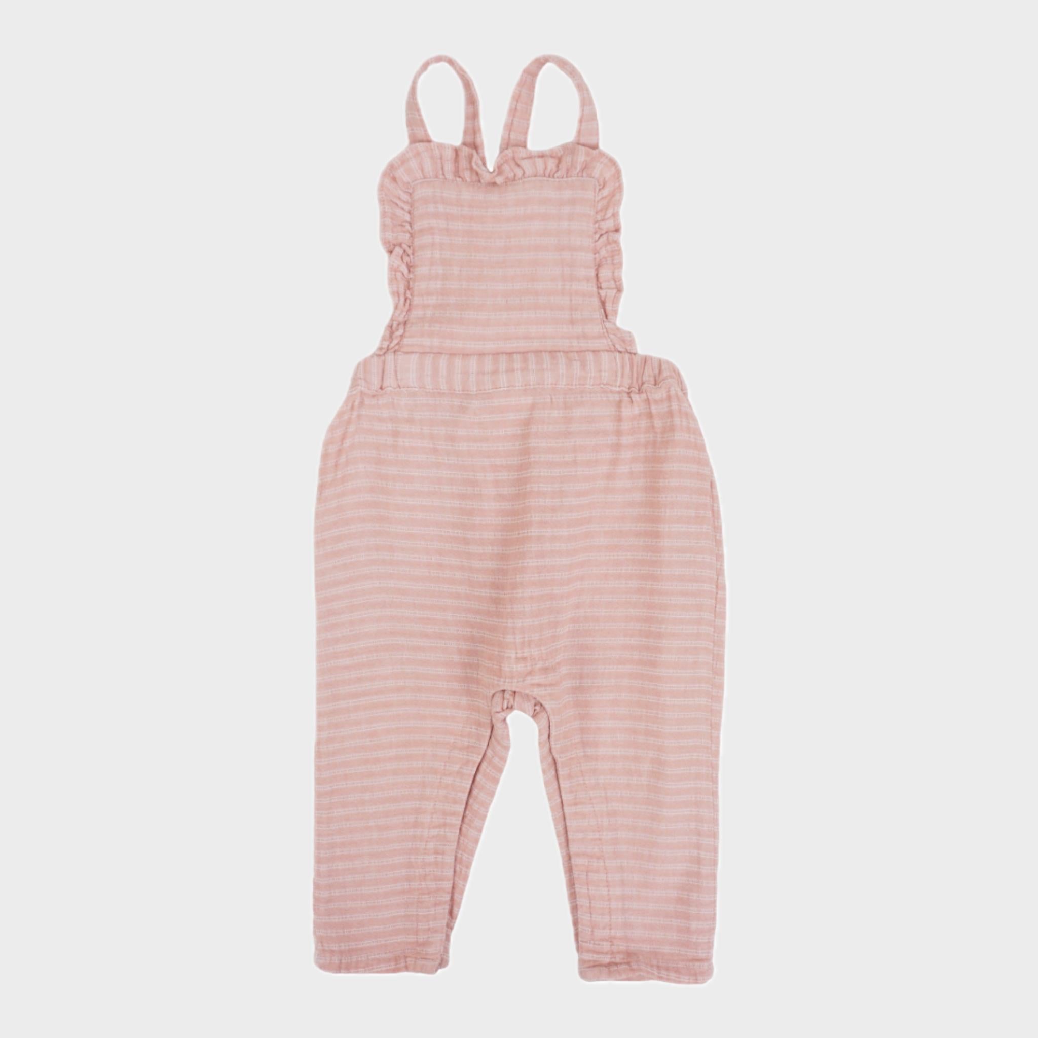 Salopette Rose - 6/9 mois