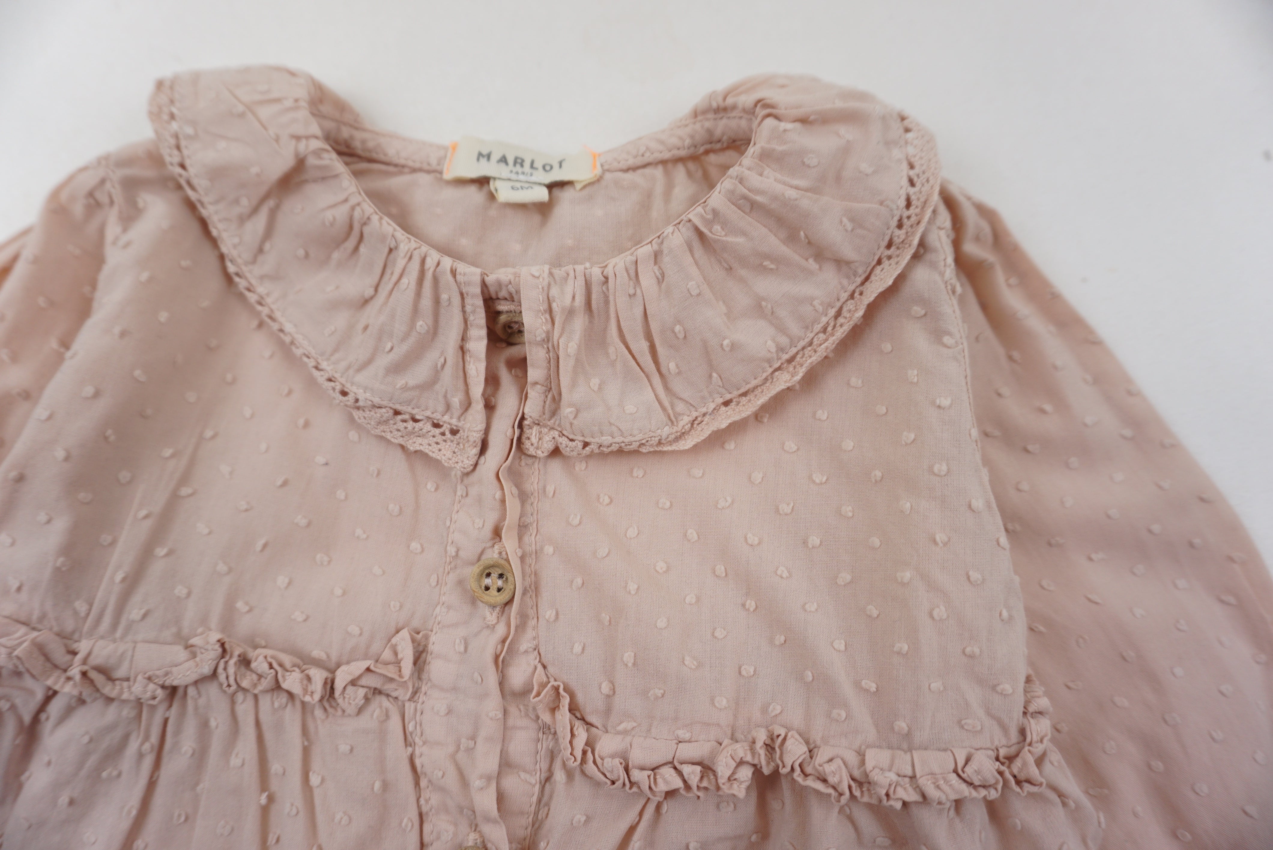 Blouse Rose - 6 mois