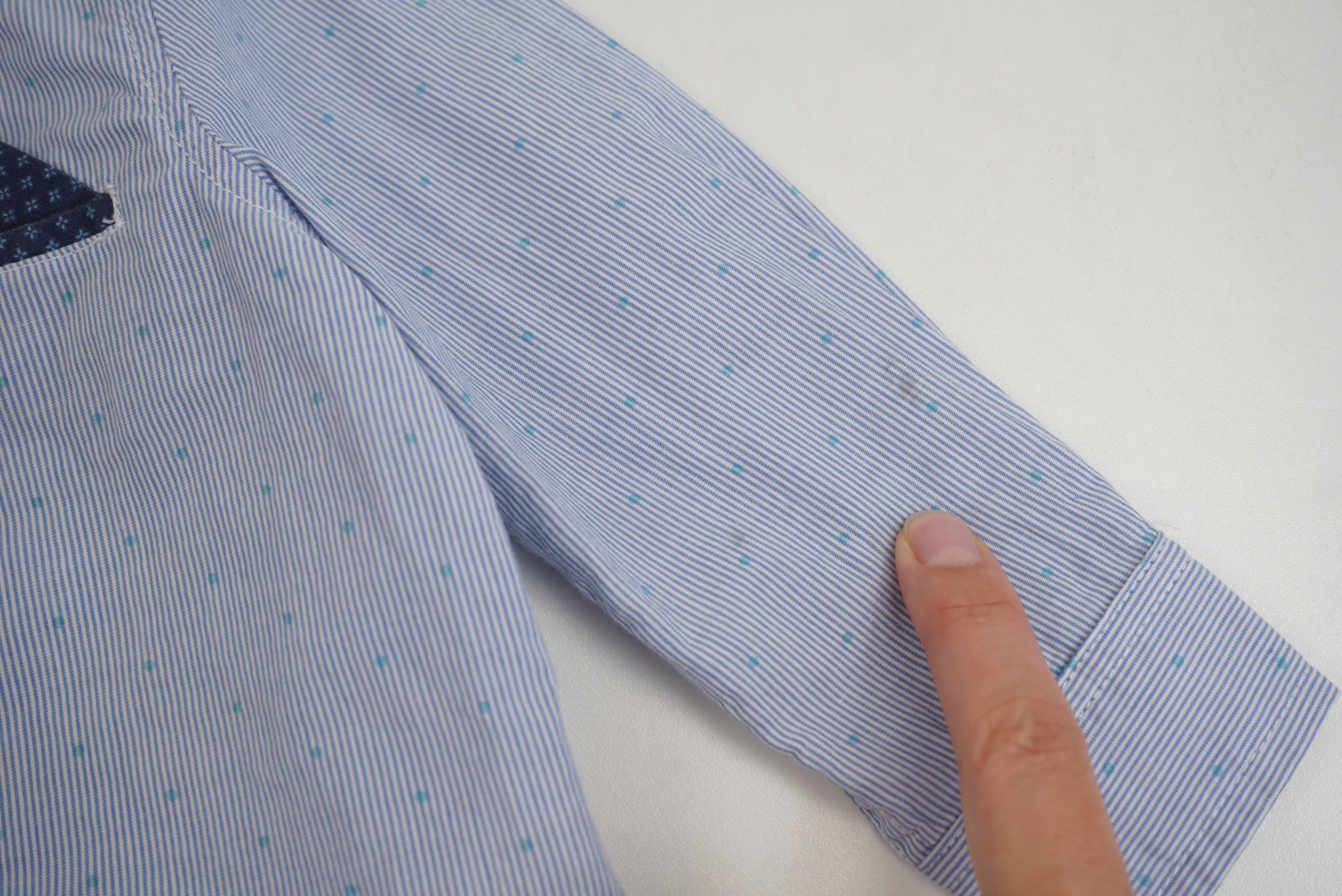Chemise Bleu - 6 mois
