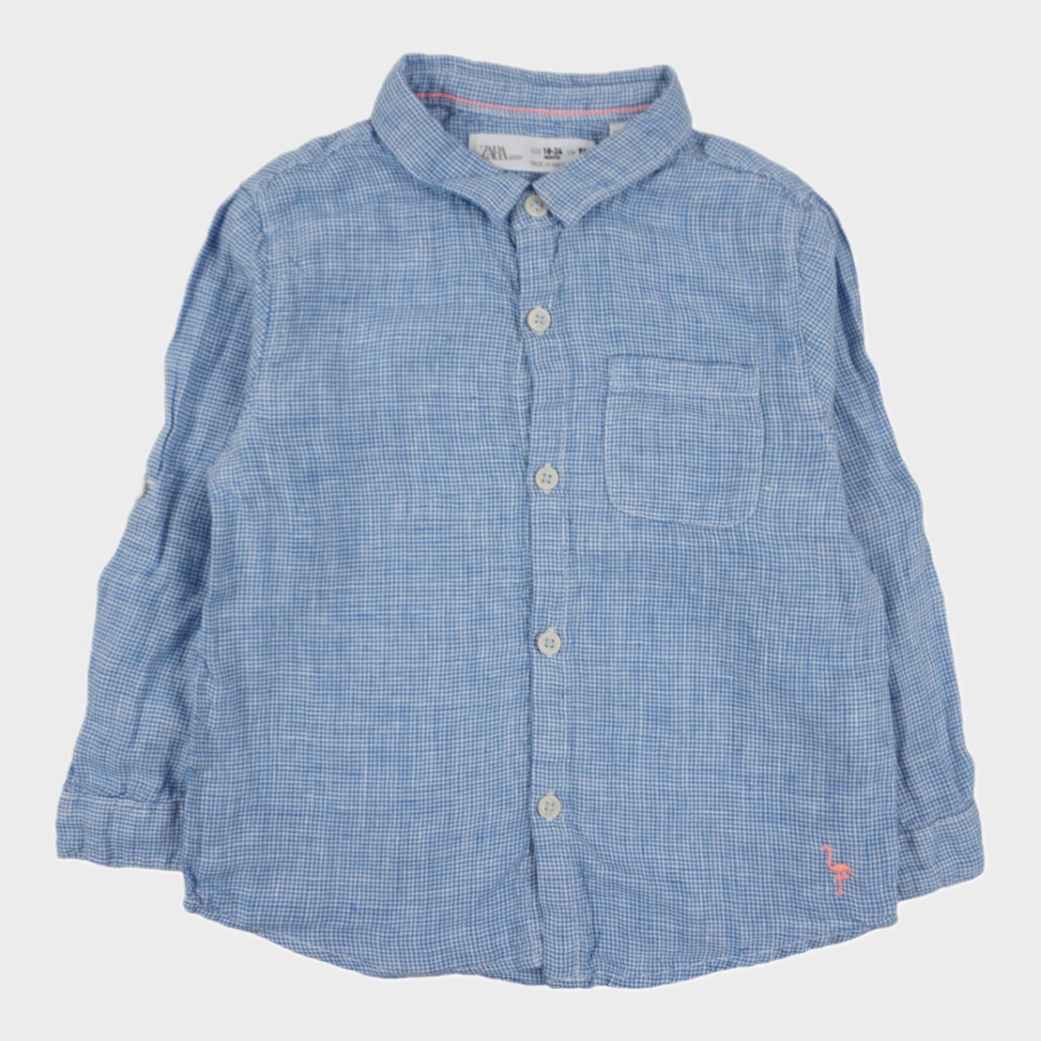 Chemise Bleu - 18/24 mois