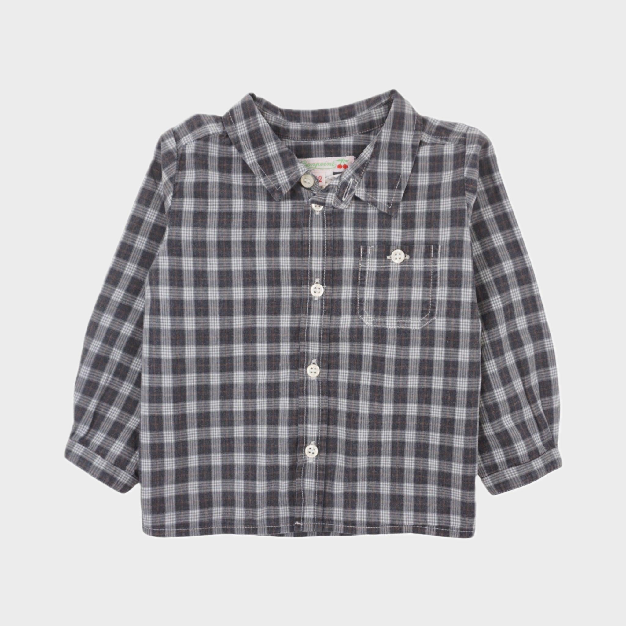 Chemise Gris - 12 mois