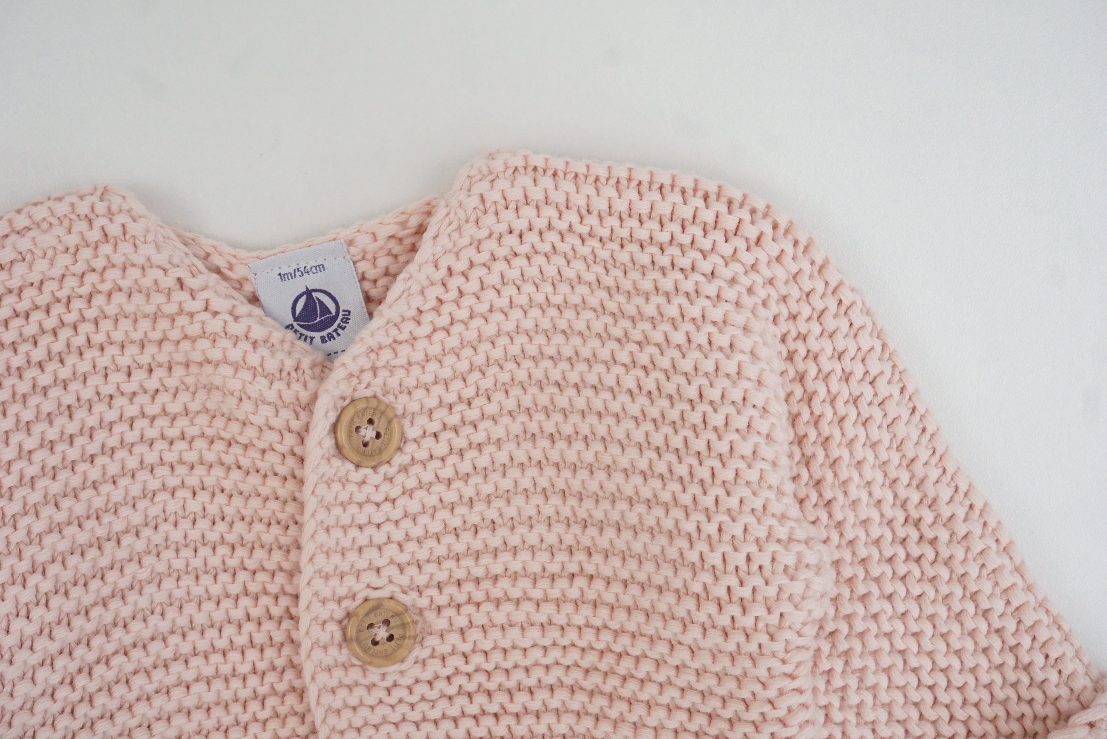 Gilet Rose - 1 mois
