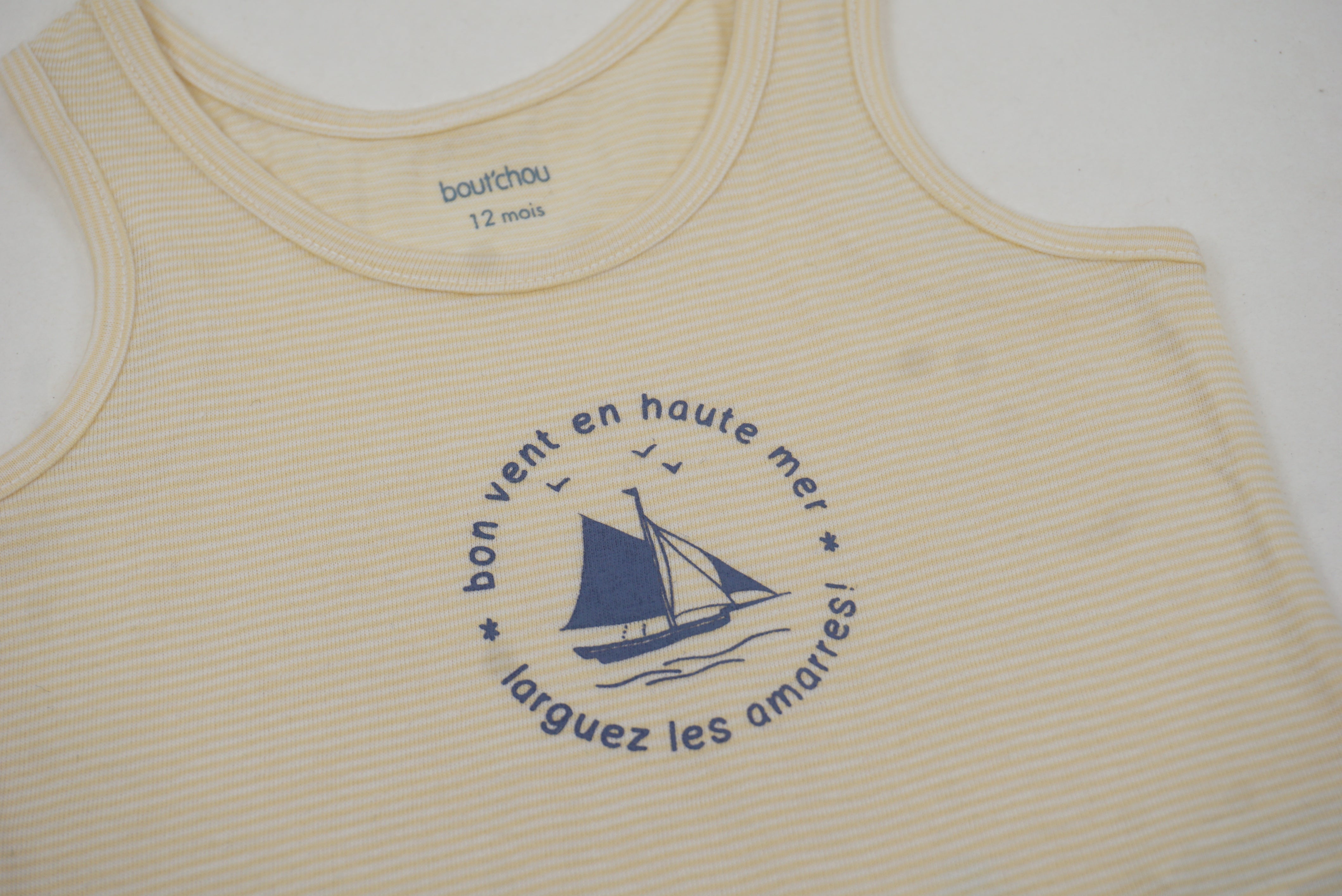 Débardeur Jaune - 12 mois