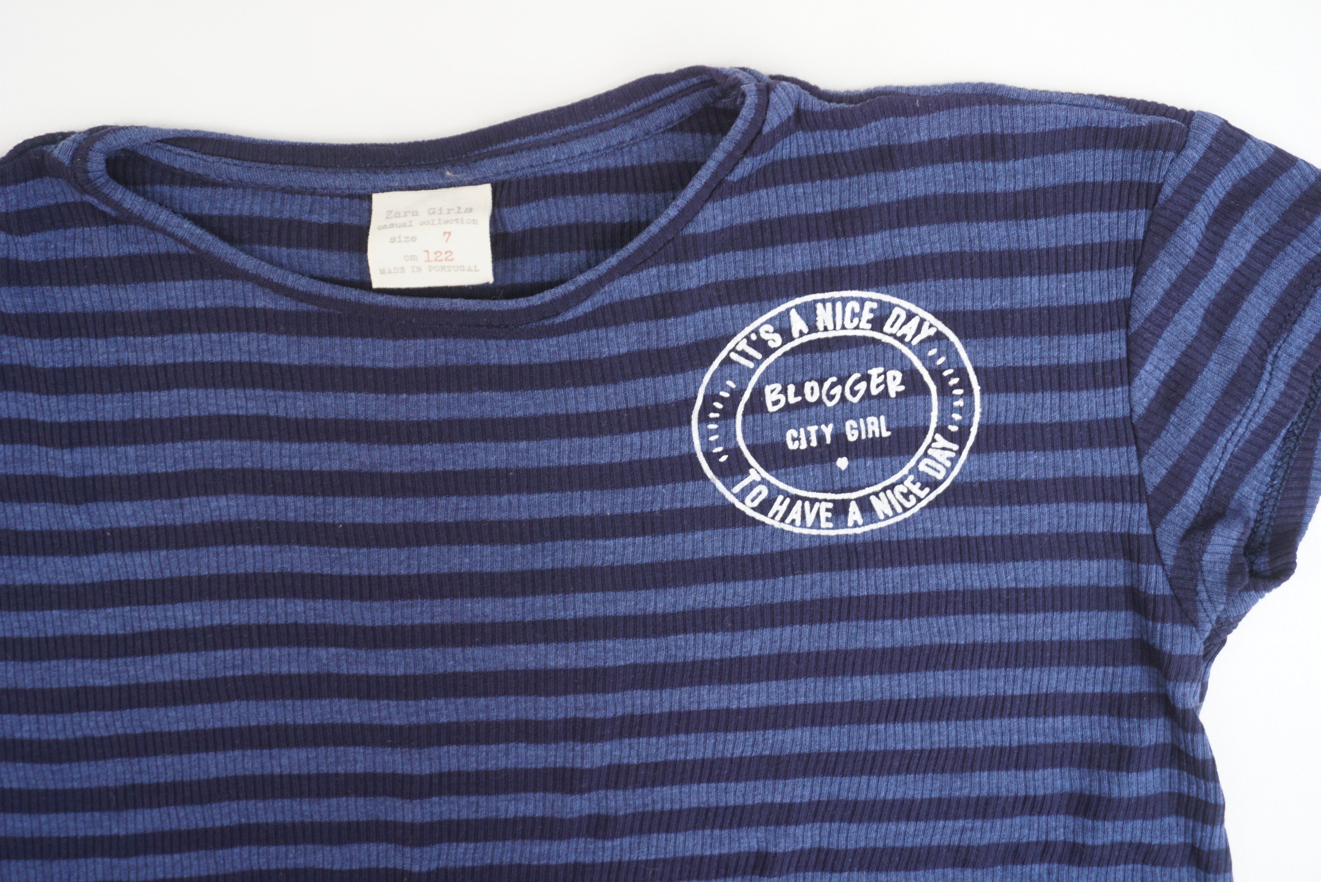 T-shirt Bleu - 7 ans