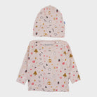 Ensemble T-shirt et bonnet Rose - 3/6 mois
