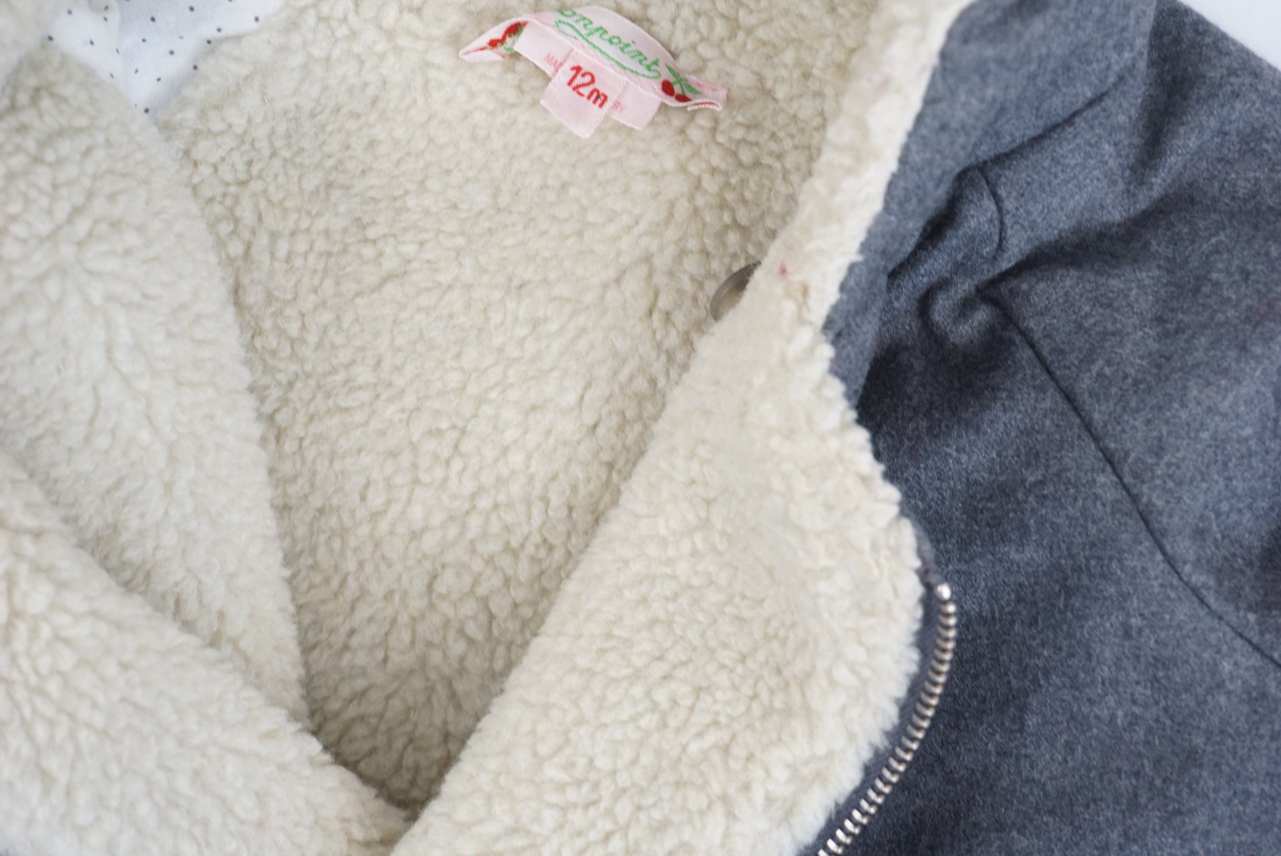 Manteau Gris - 12 mois