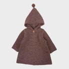 Burnou Marron - 12 mois