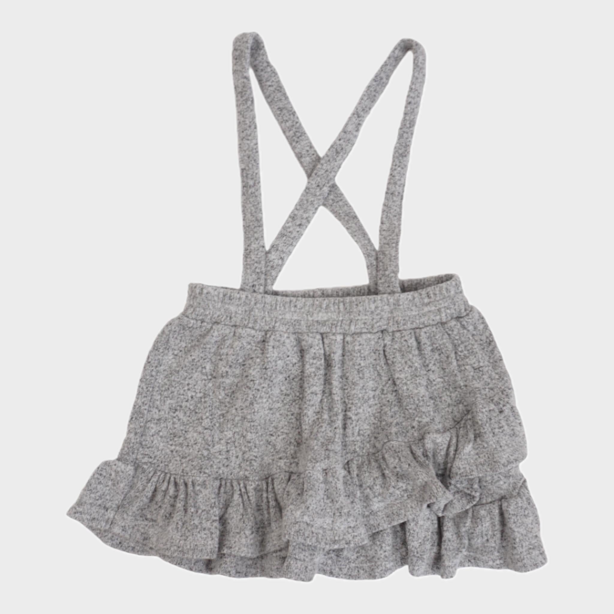 Jupe à bretelles Gris - 2/3 ans