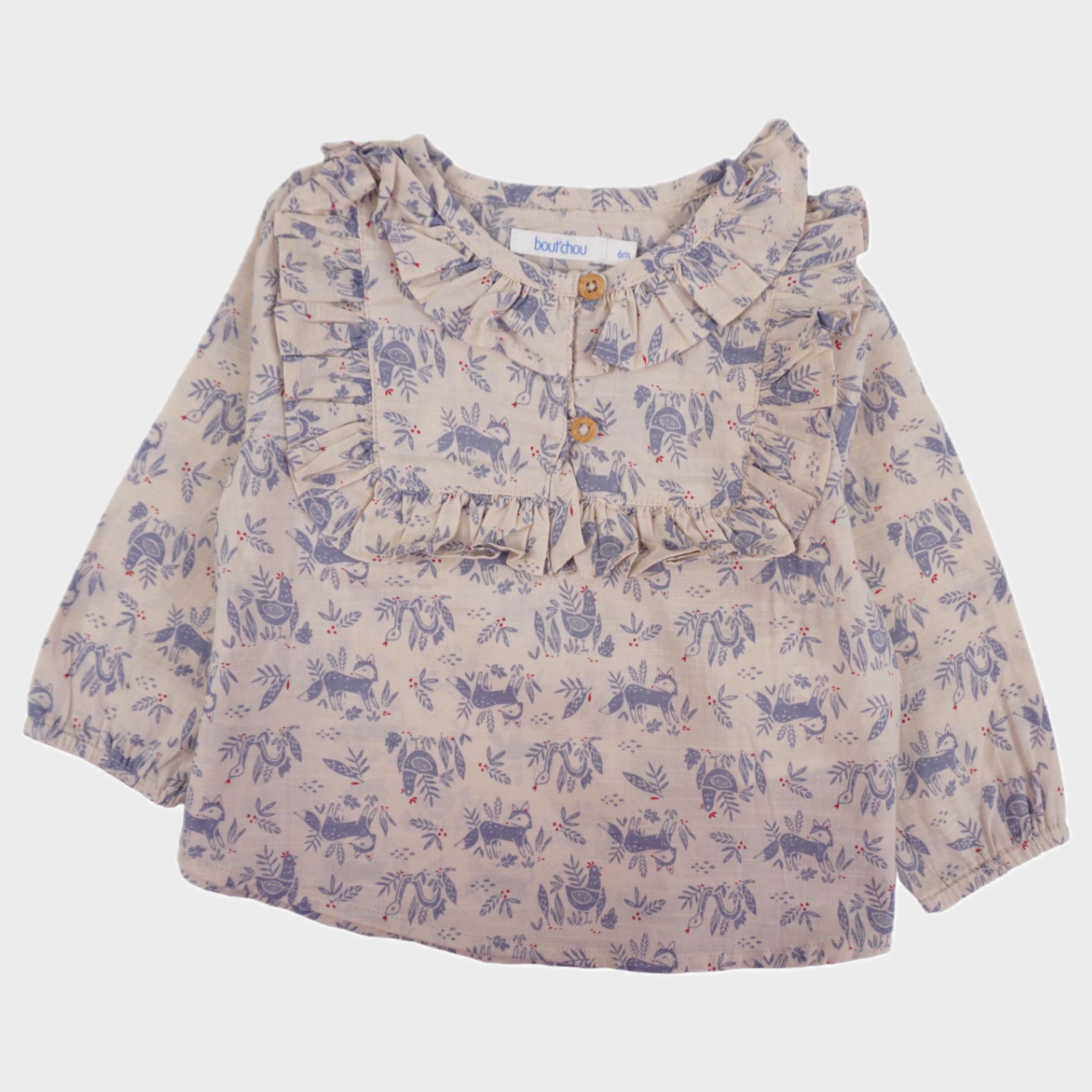 Blouse Rose - 6 mois