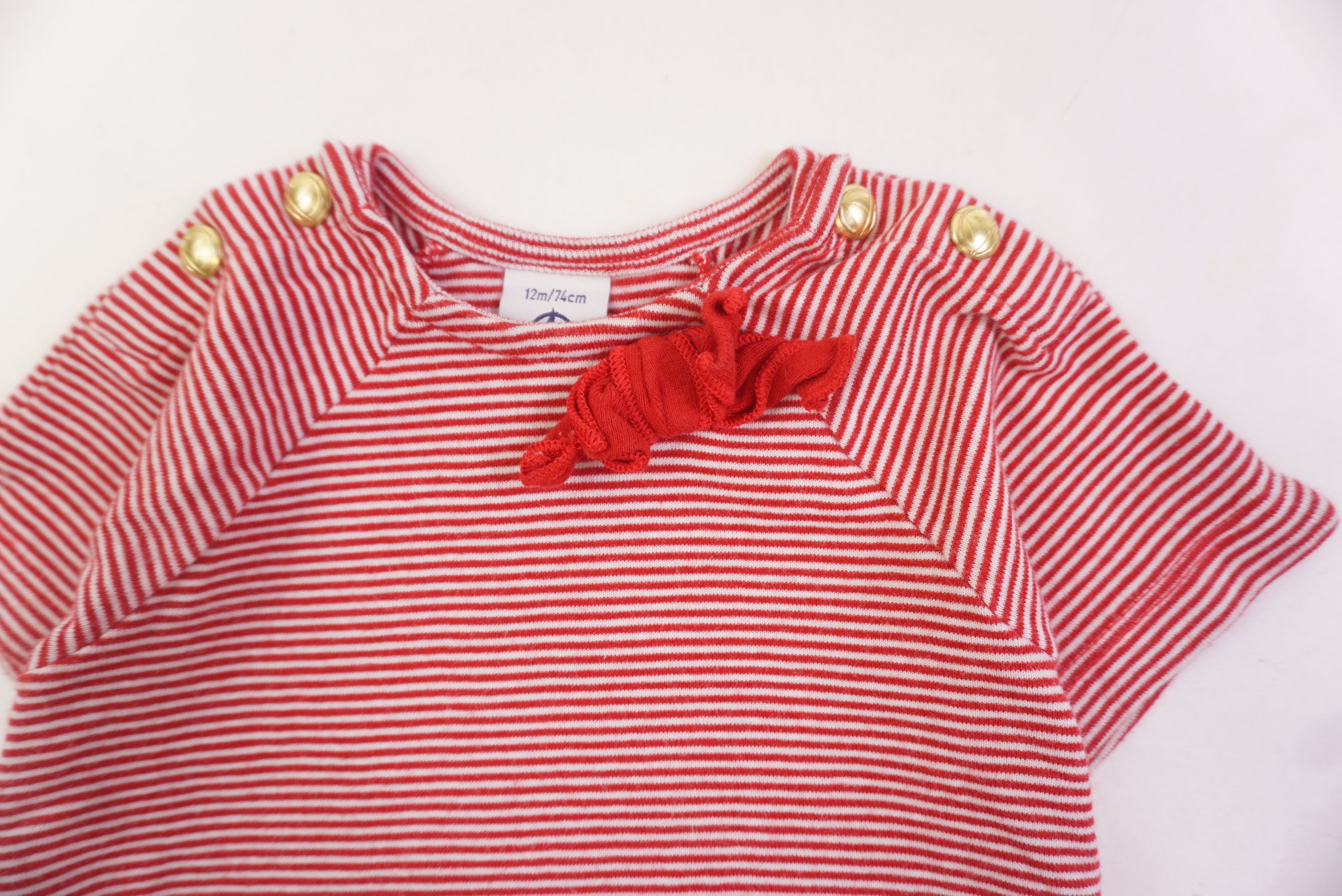 T-shirt Rouge - 12 mois