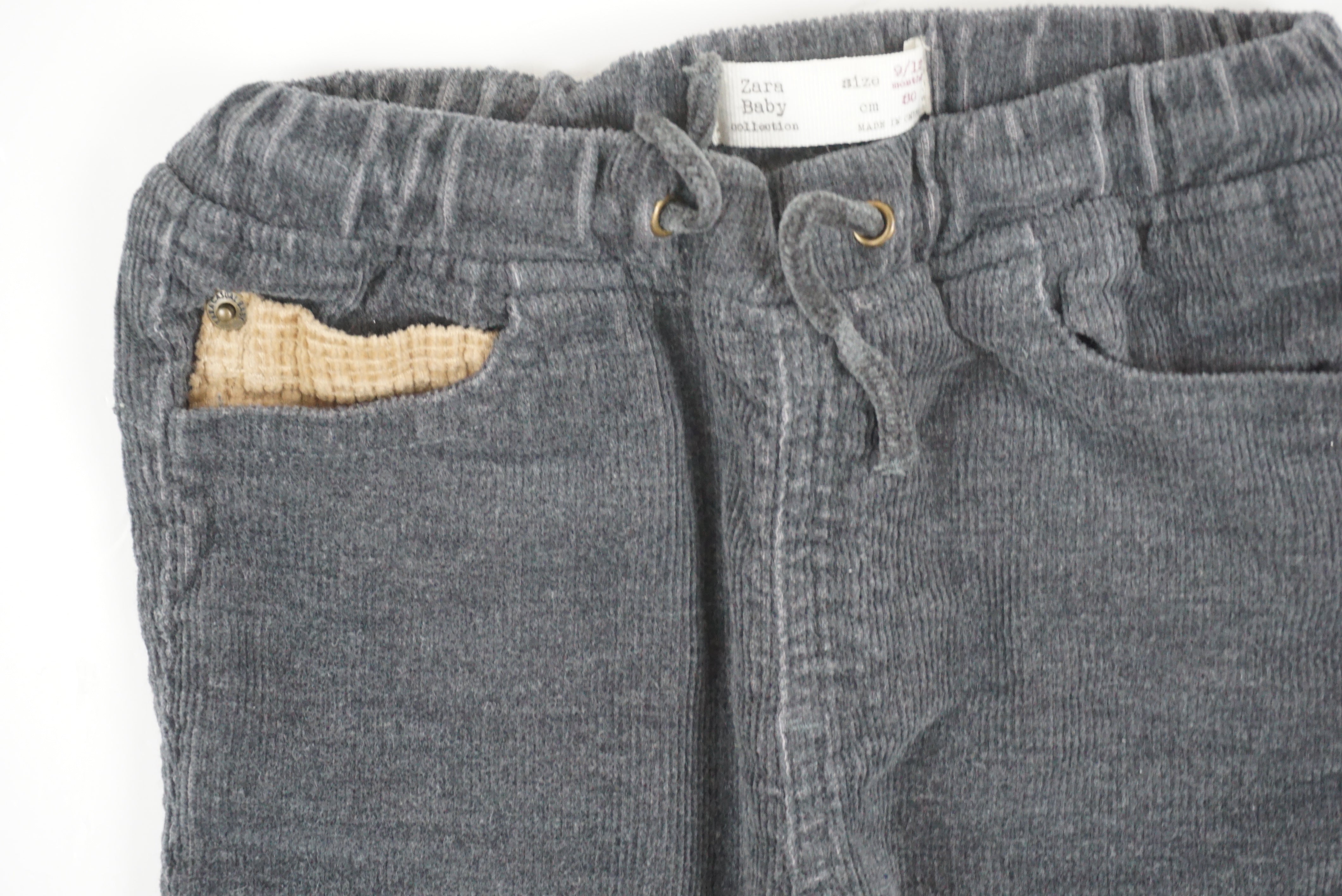 Pantalon Gris - 9/12 mois