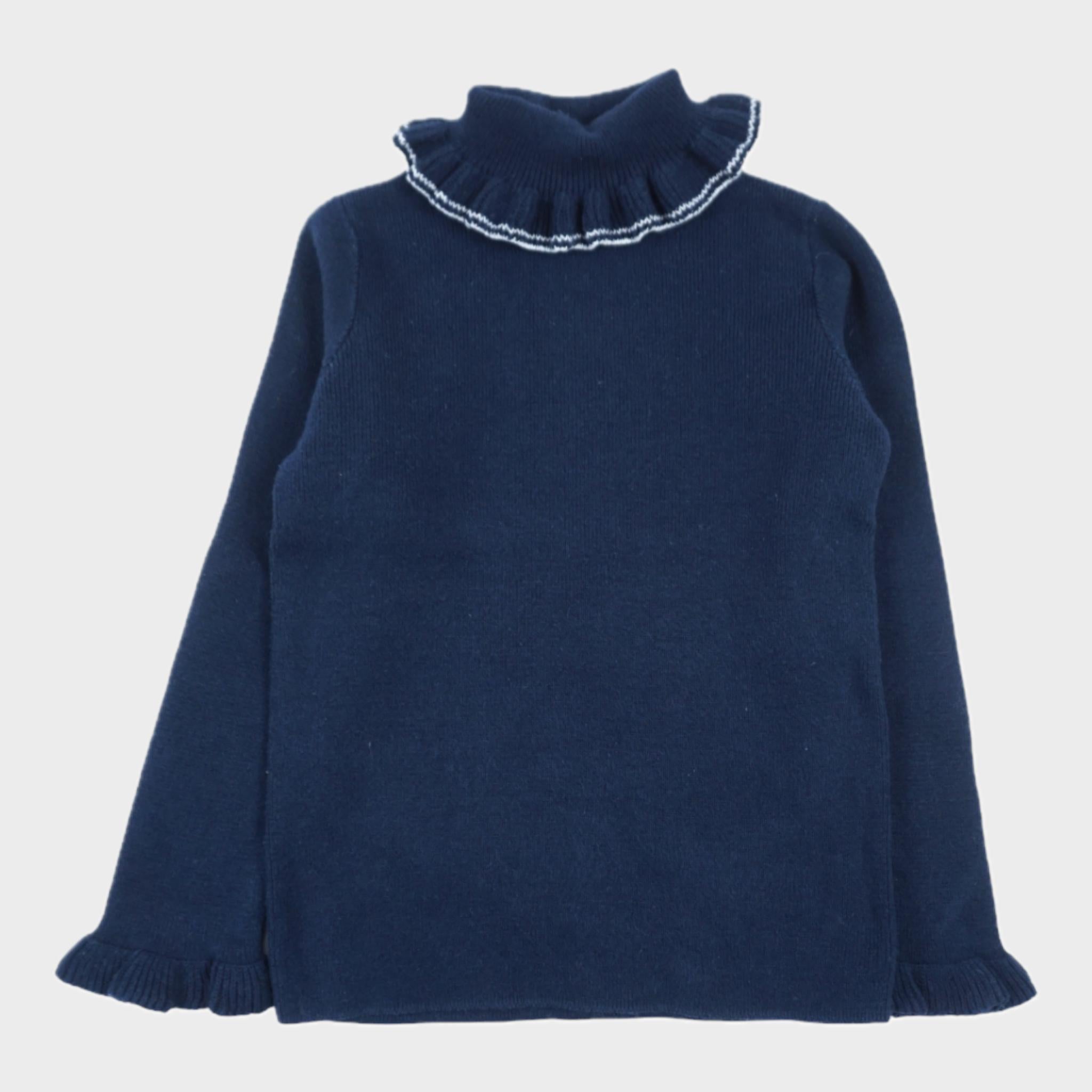 Col roulé Bleu - 2 ans