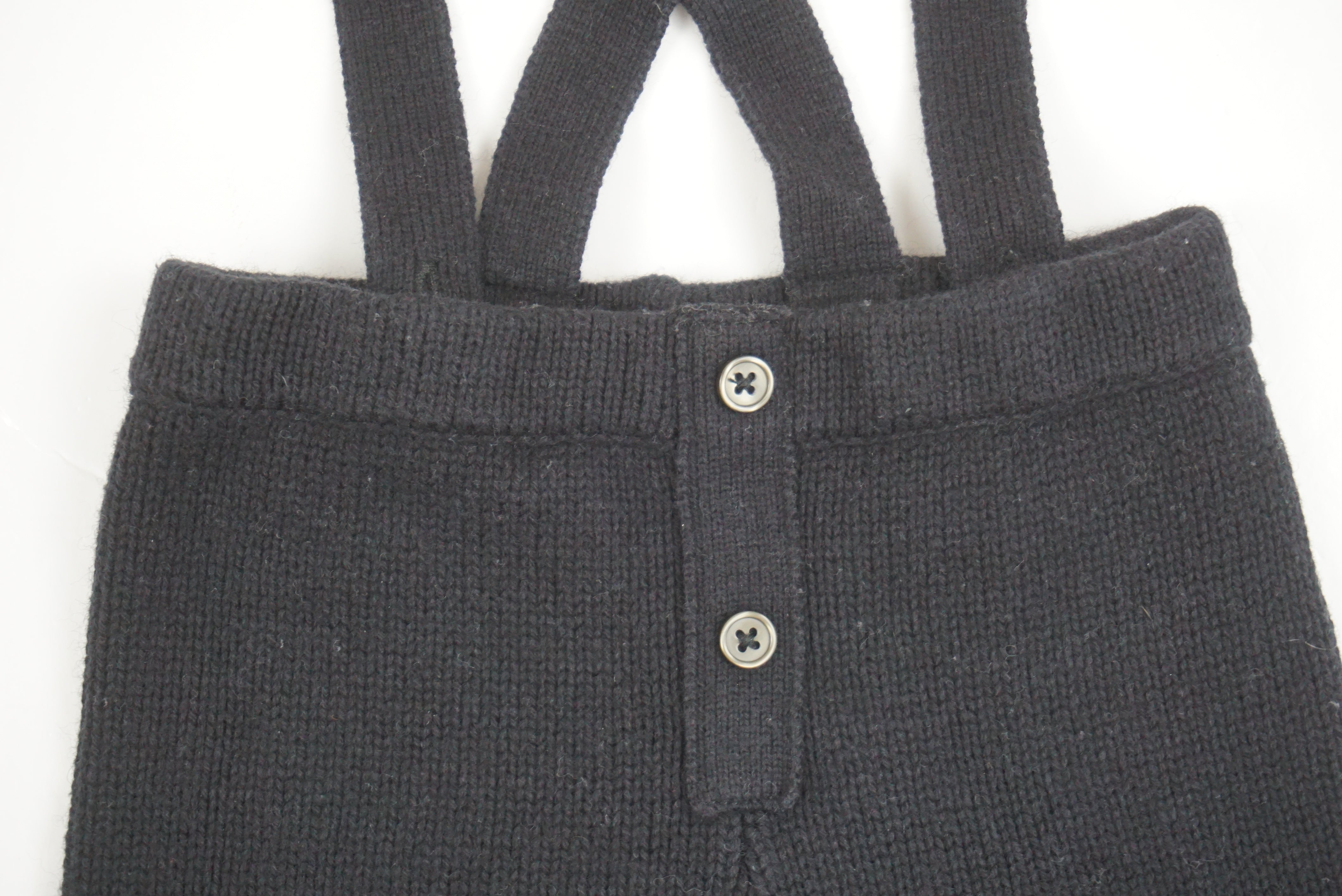 Bloomer à bretelles Noir - 6 mois