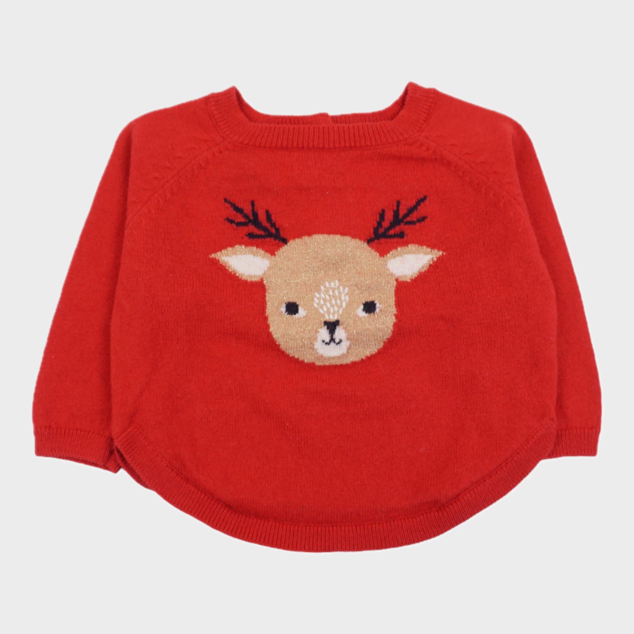 Pull Rouge - 6 mois