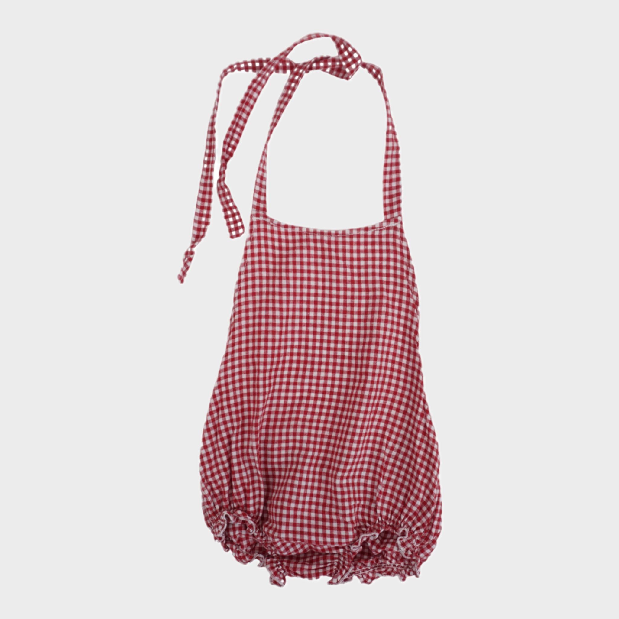 Maillot de Bain Rouge - 12 mois