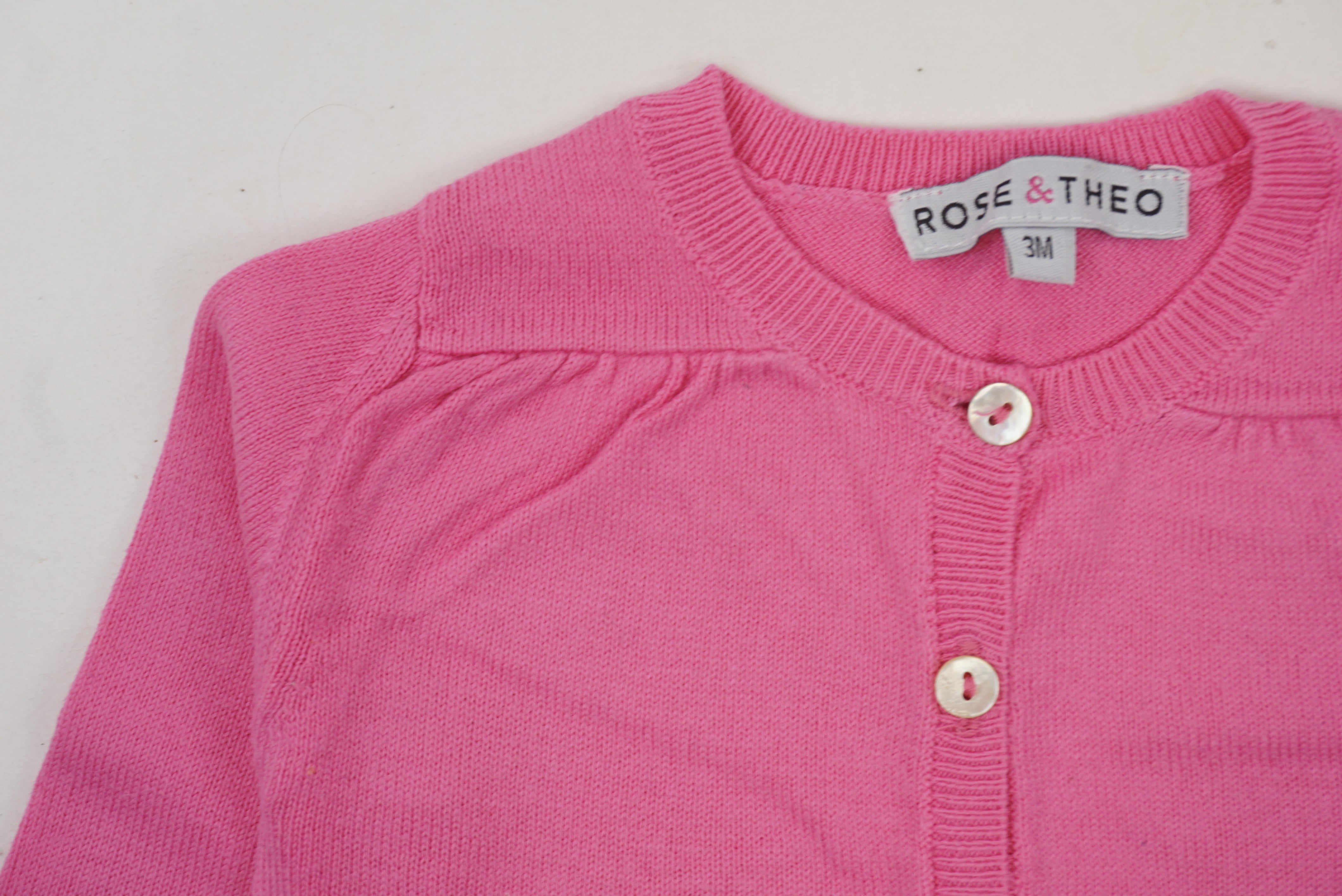 Gilet Rose - 3 mois