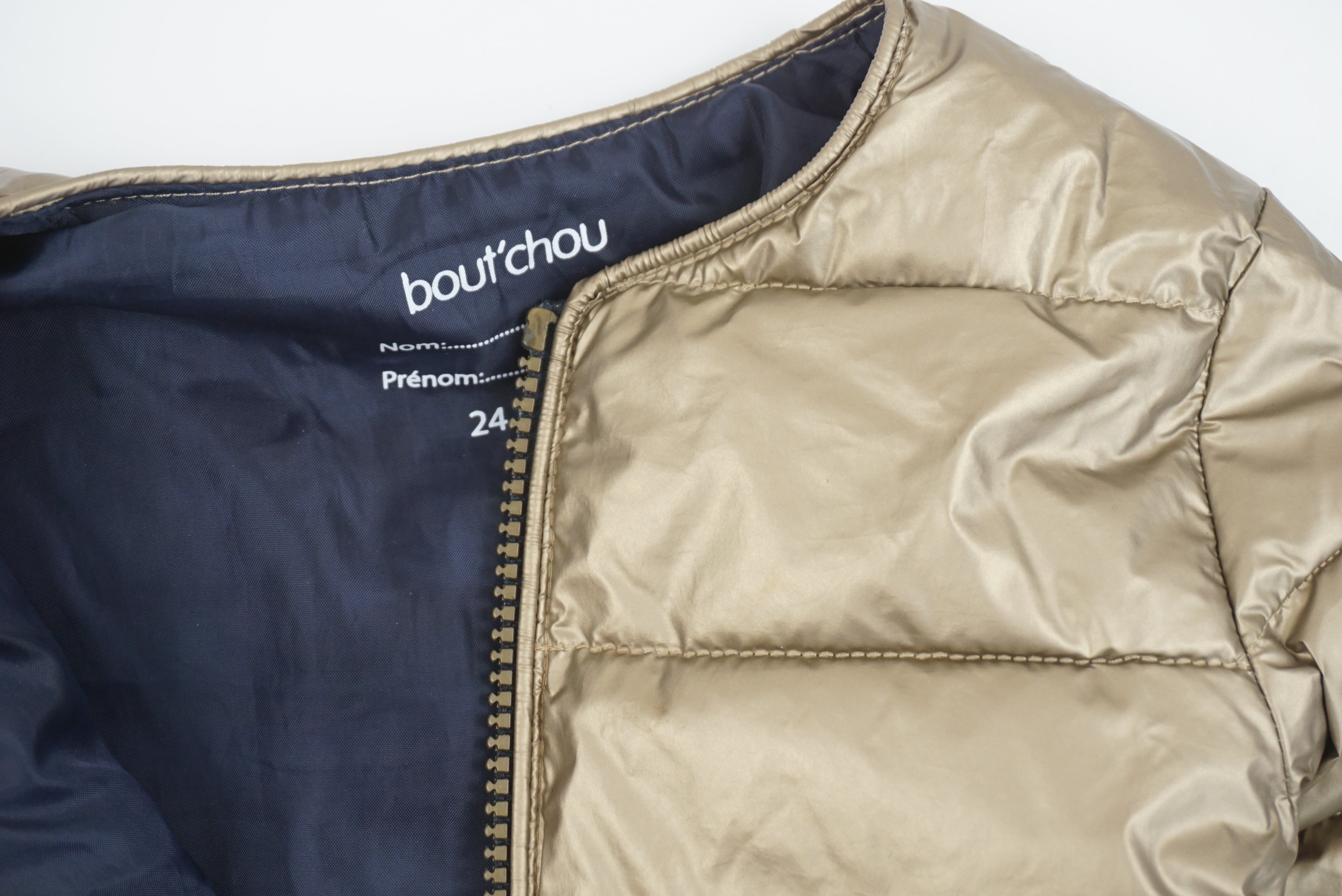 Doudoune Doré - 24 mois