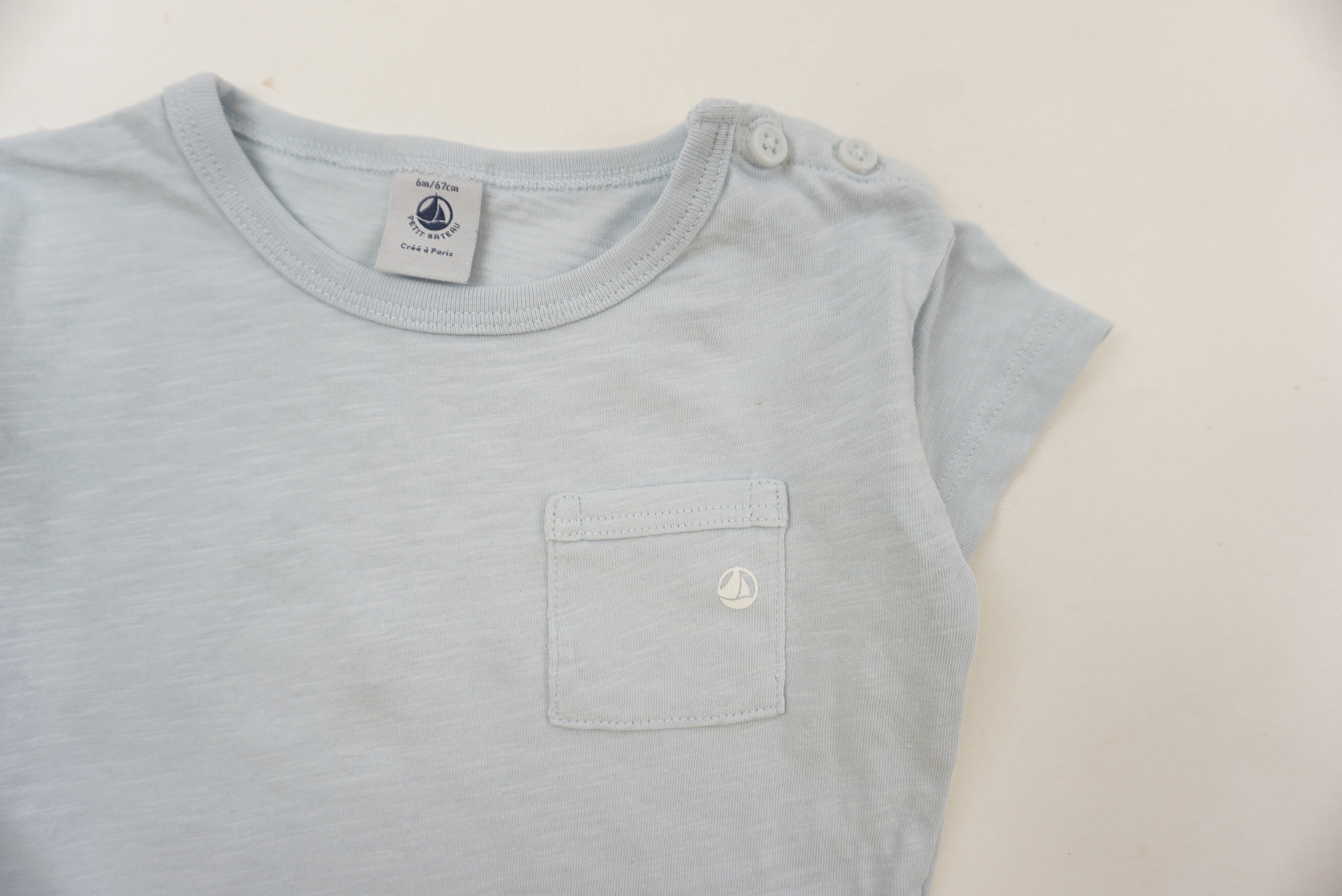 T-shirt Bleu - 6 mois