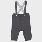 Pantalon à bretelles Gris - 12 mois