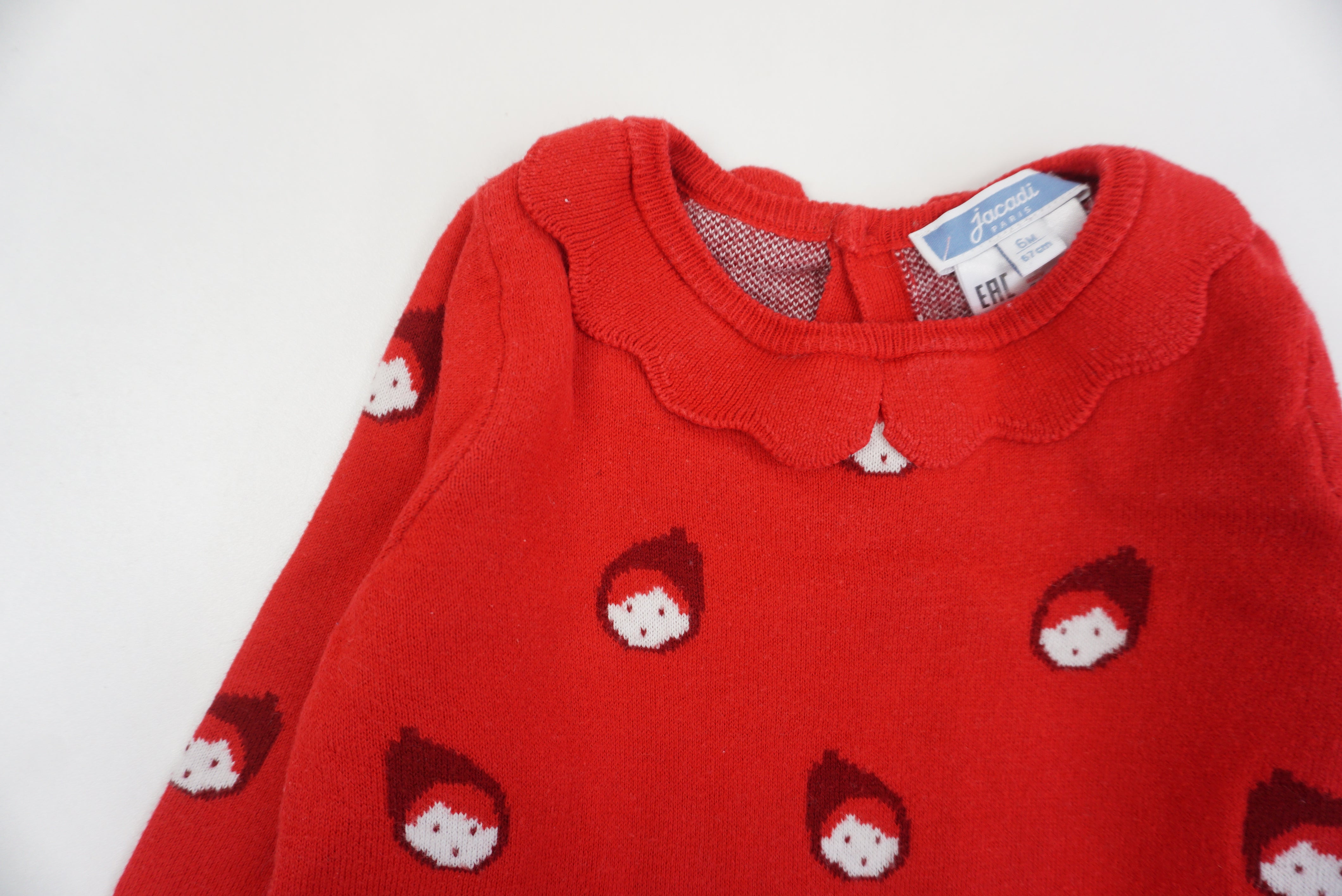 Pull Rouge - 6 mois