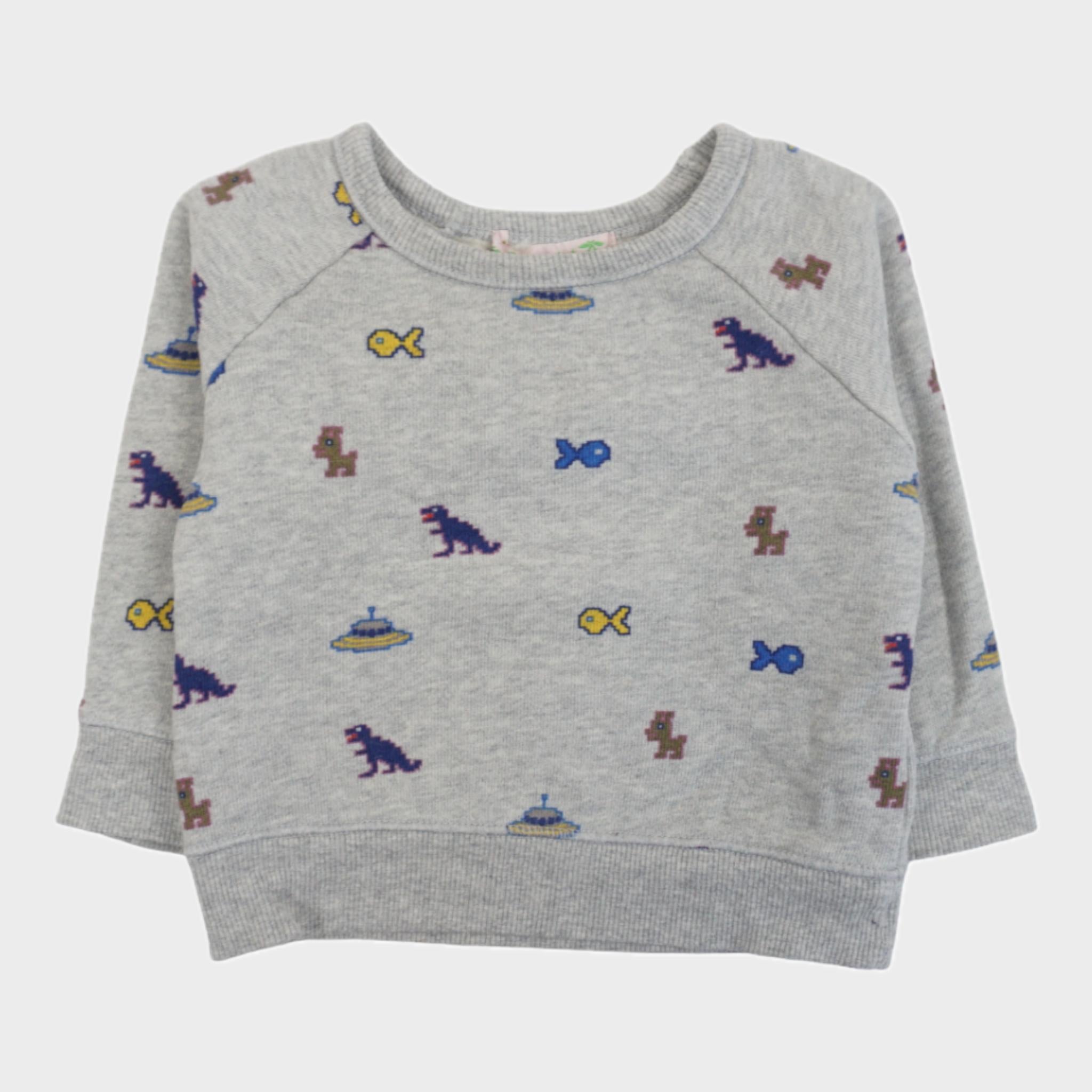 Sweat Gris - 3/6 mois