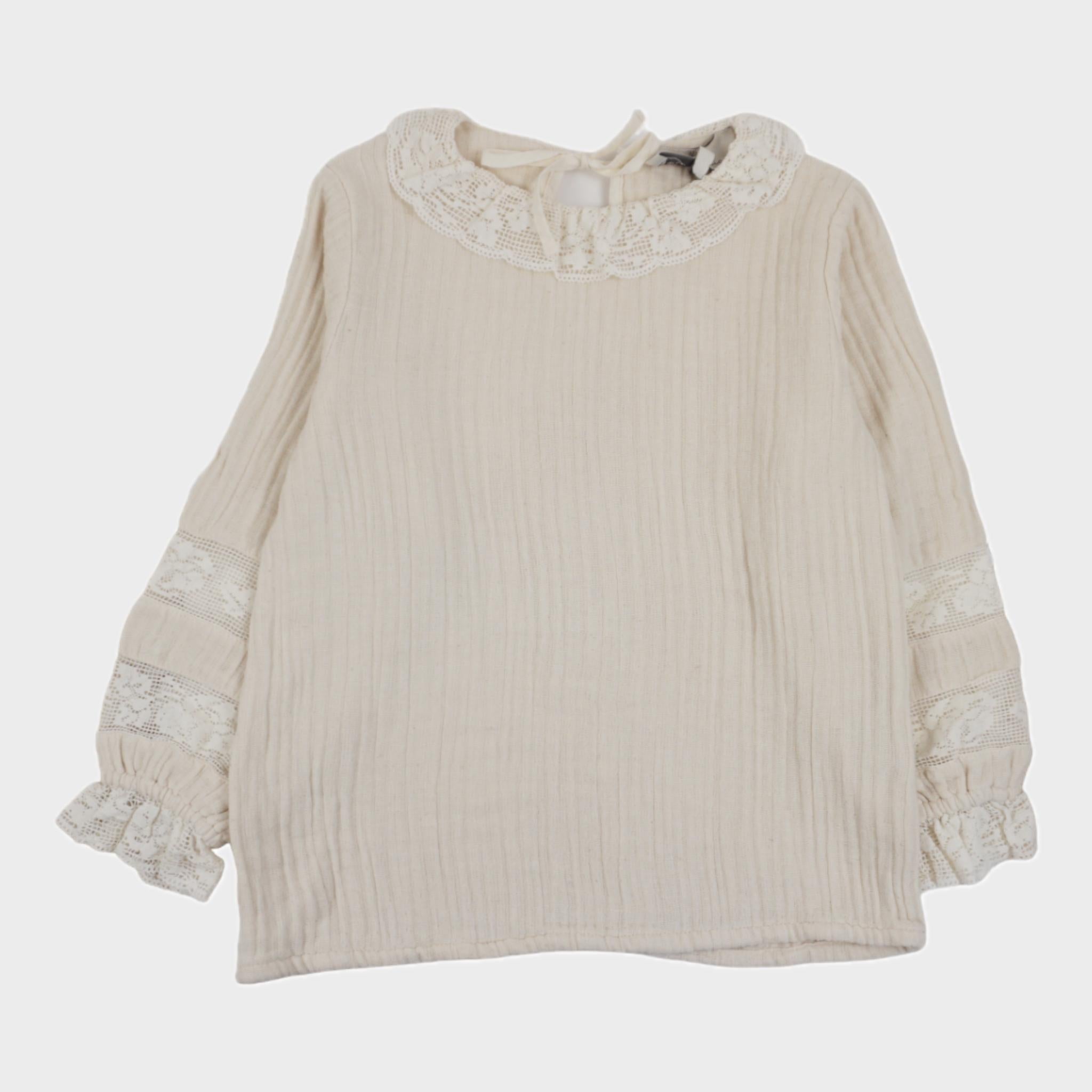 Blouse Crème - 8 ans