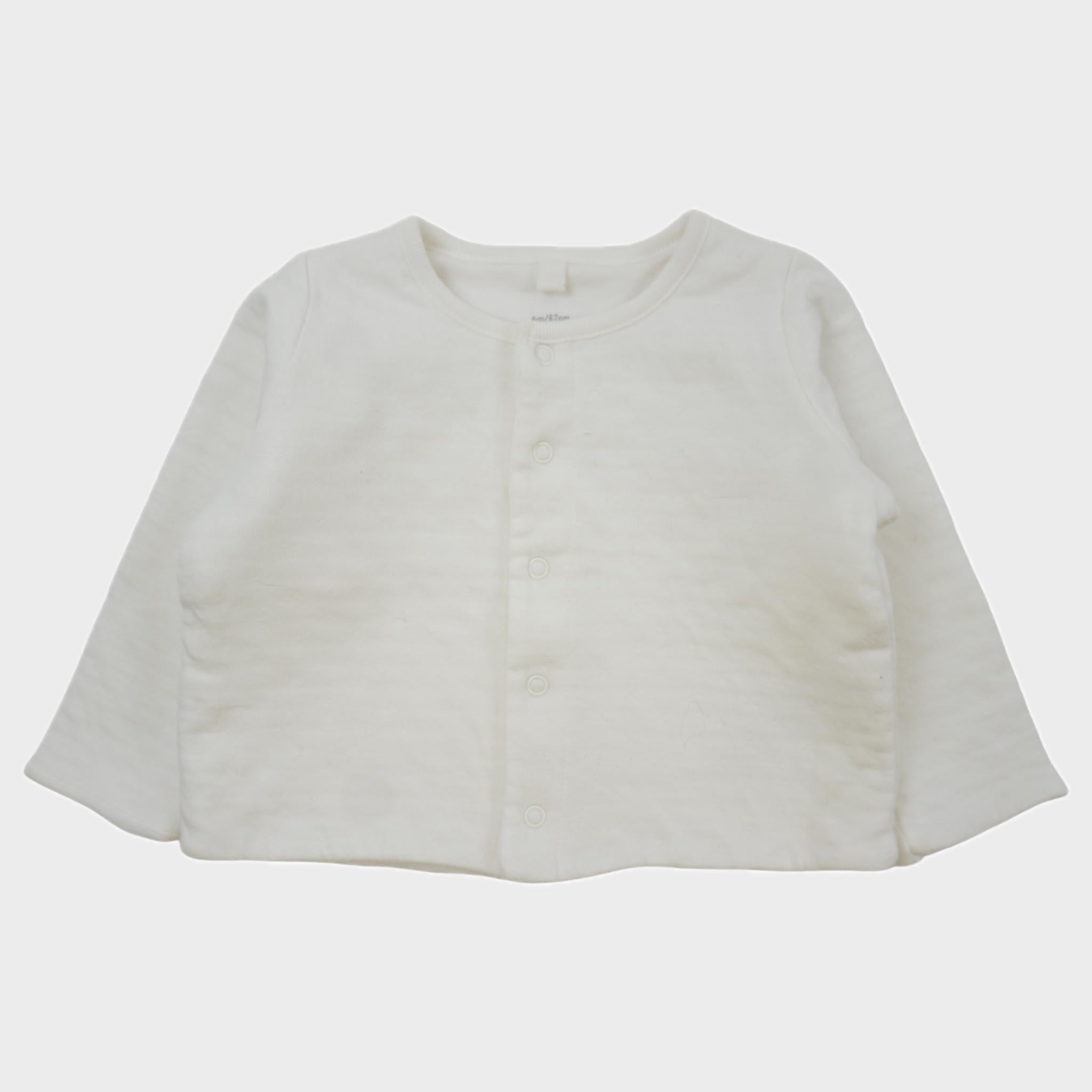 Gilet Blanc - 6 mois