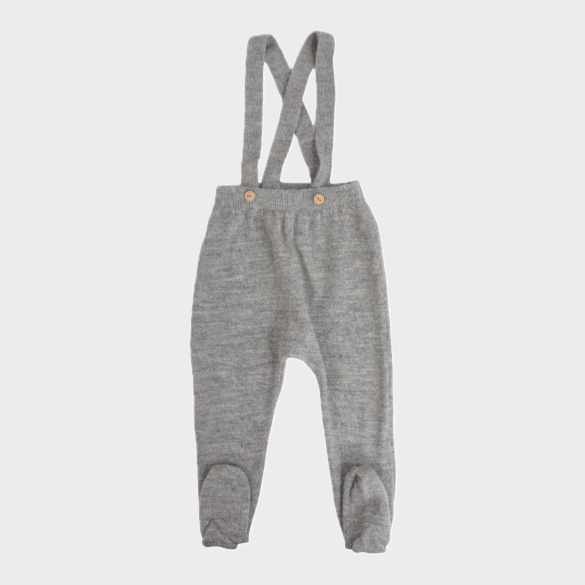 Legging à bretelles Gris - 9/12 mois