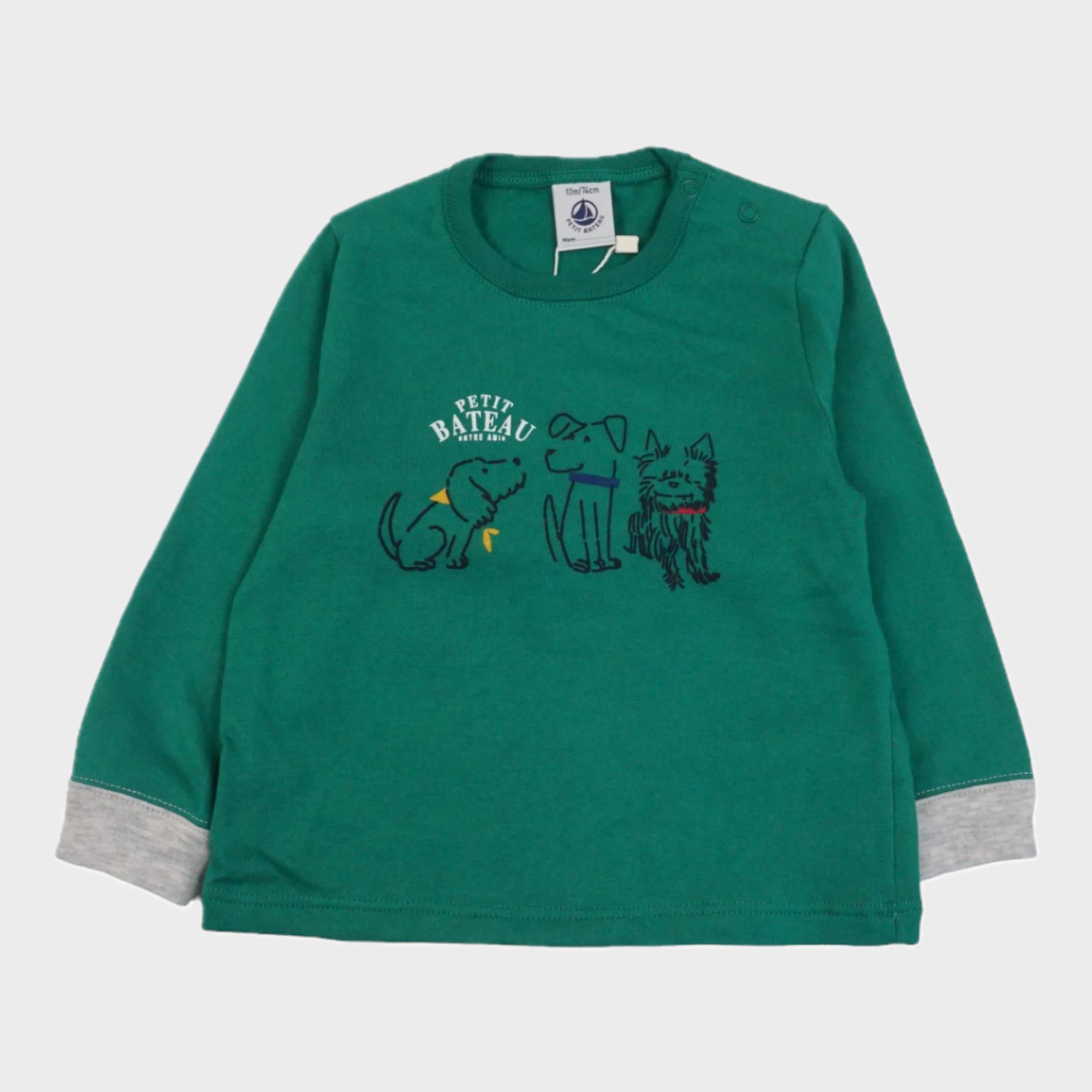 T-shirt Vert - 12 mois