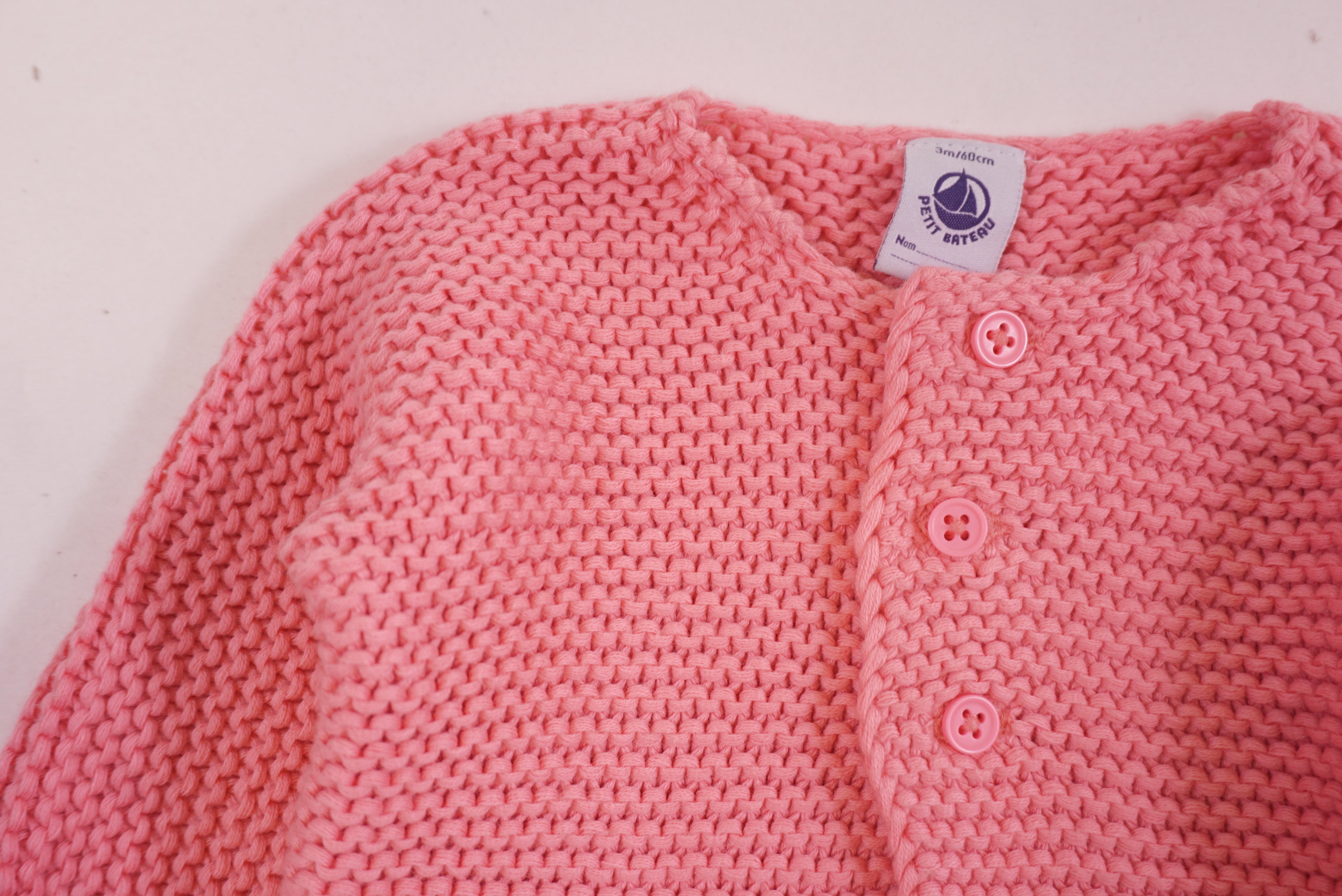 Gilet Rose - 3 mois