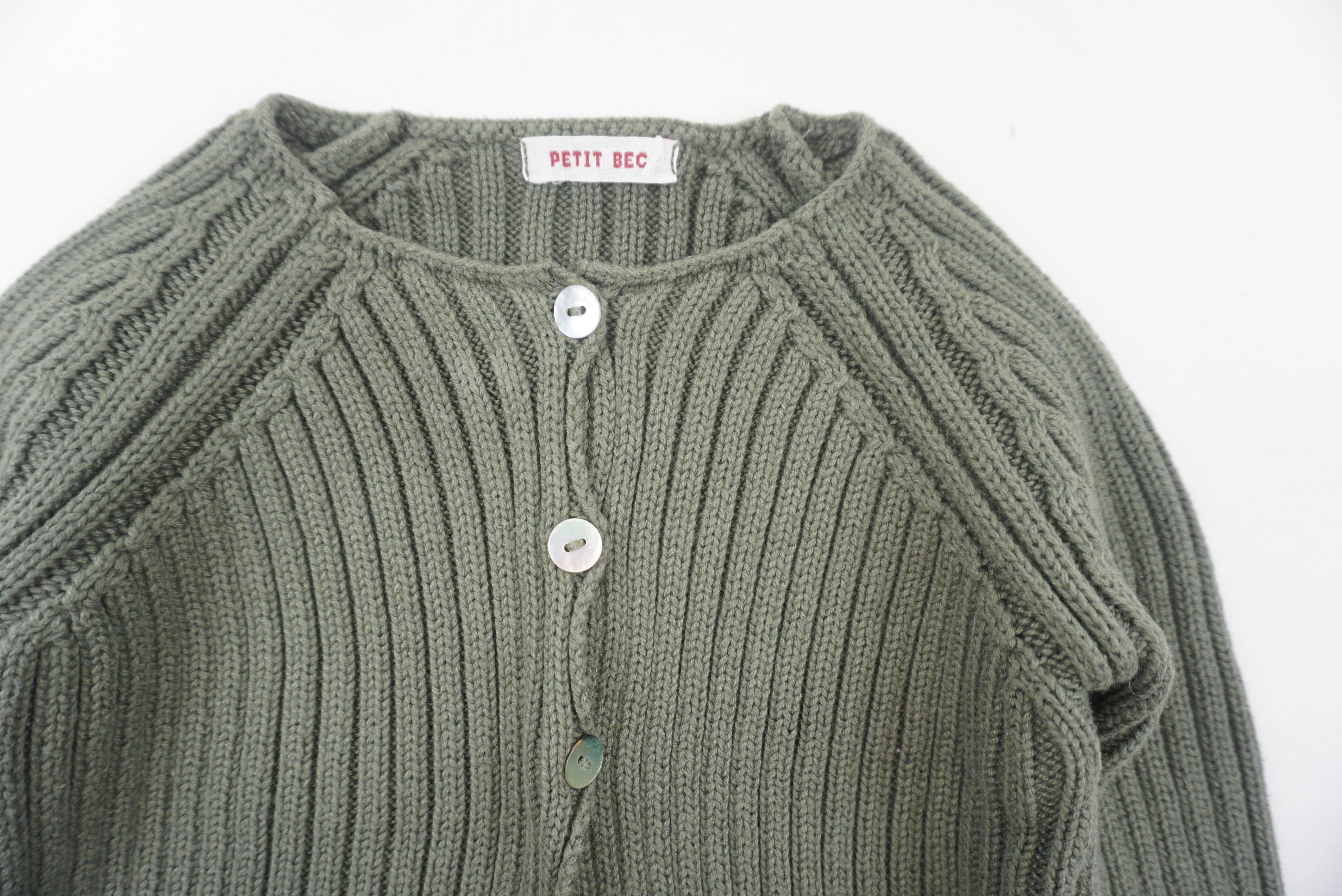 Gilet Vert - 12 mois