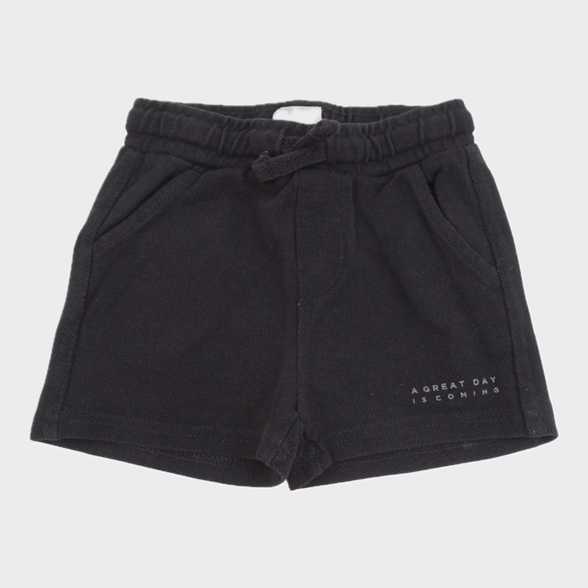 Short Noir - 9/12 mois