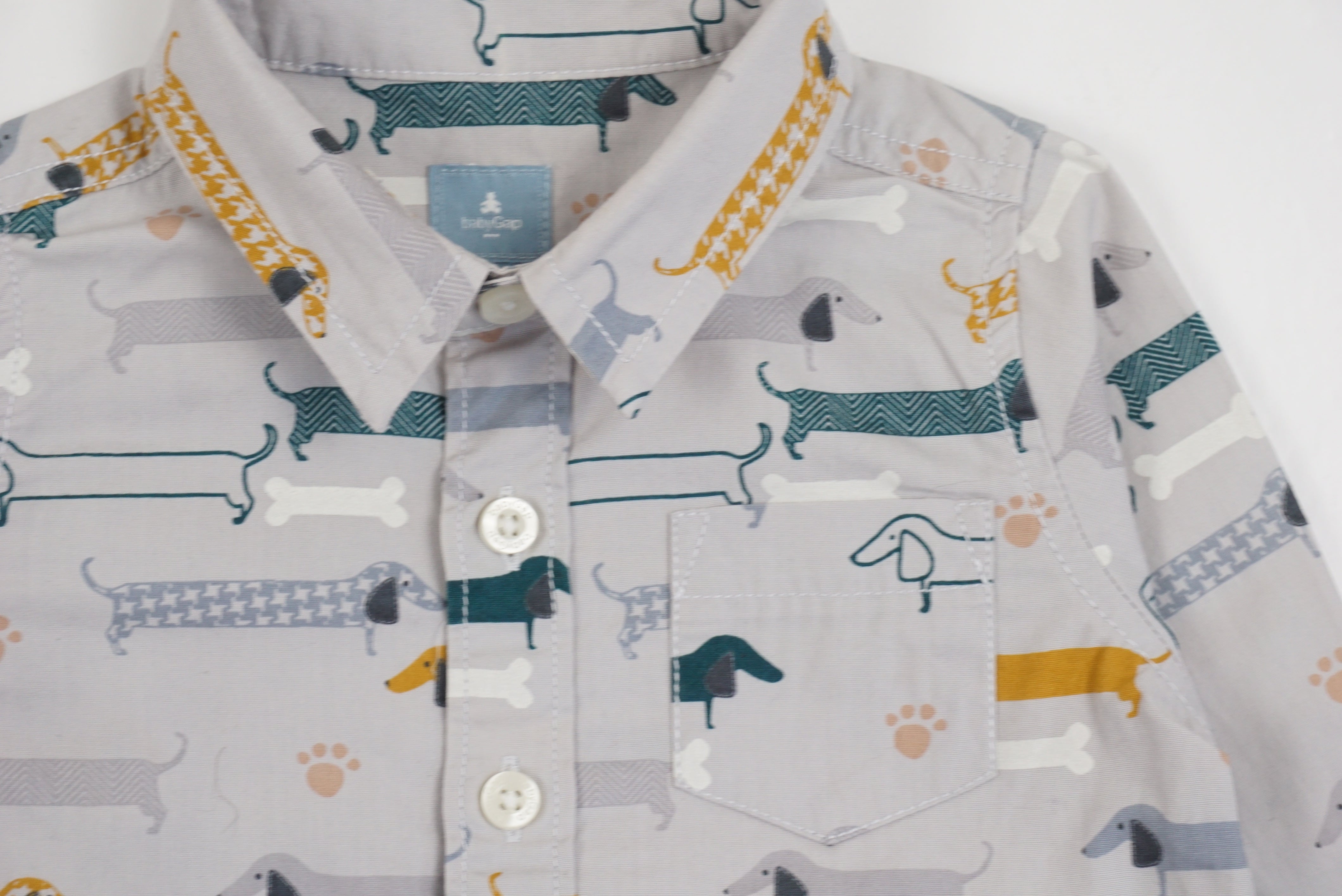 Chemise Gris - 6/12 mois