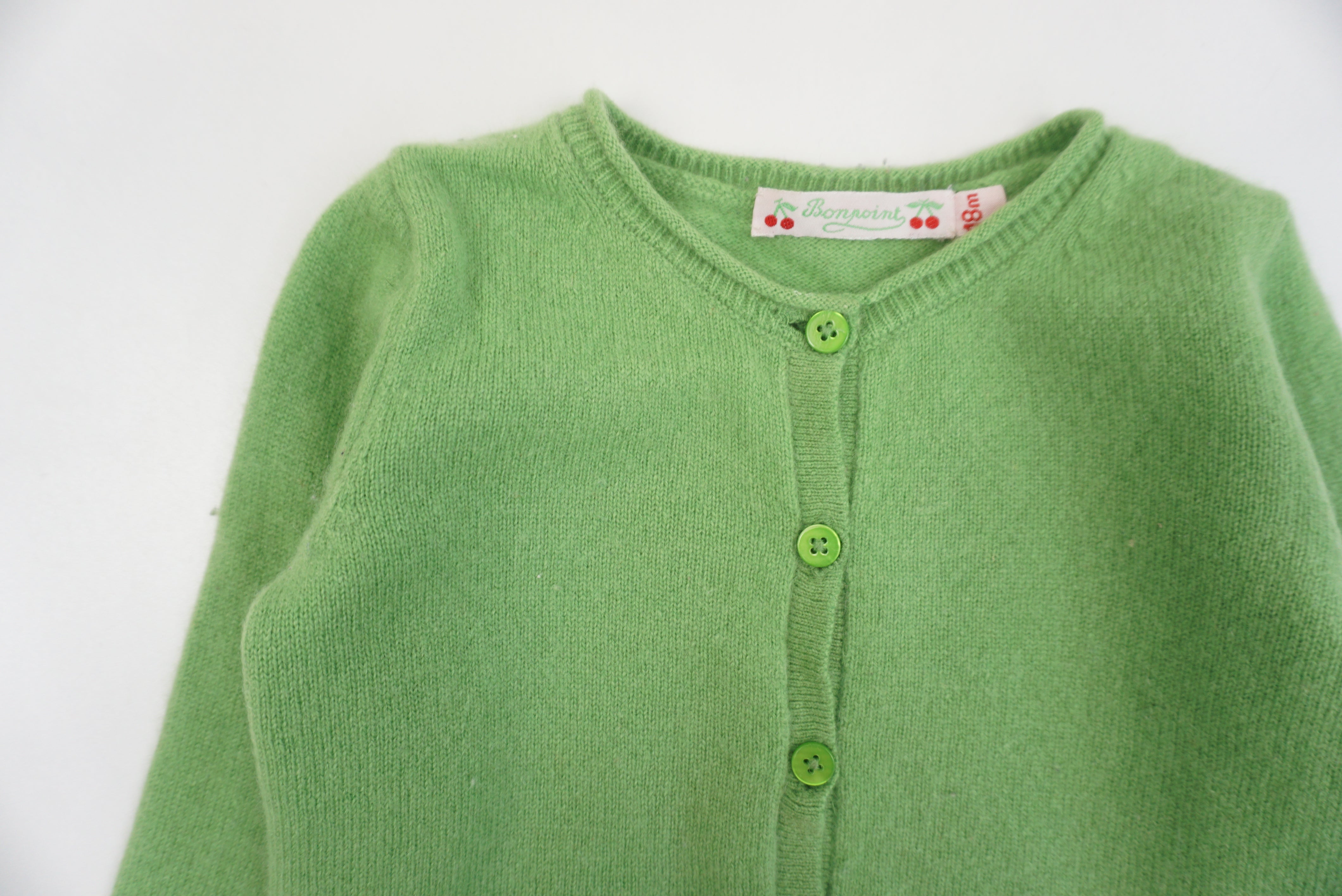 Gilet Vert - 9/12 mois
