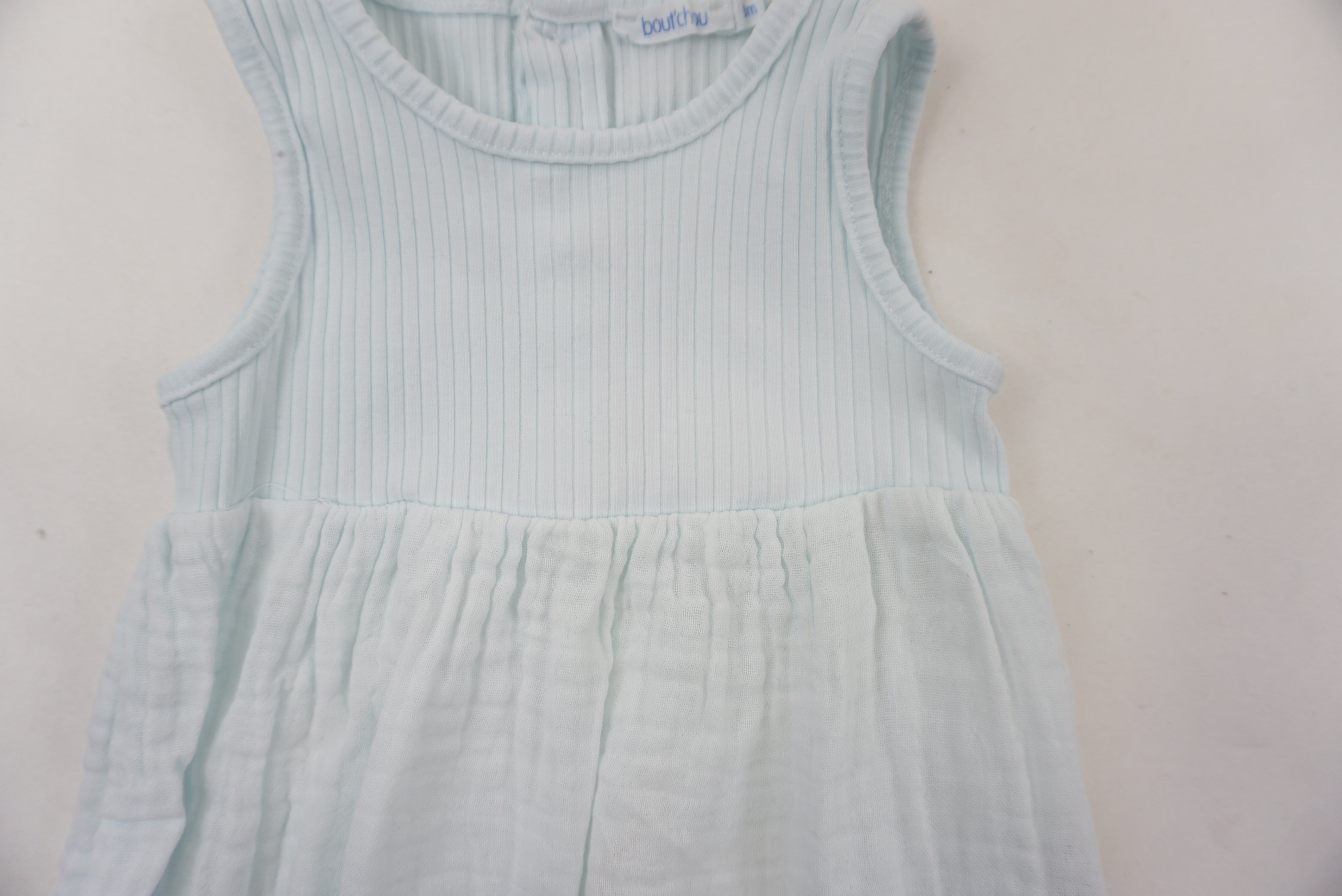 Barboteuse Bleu -3 mois