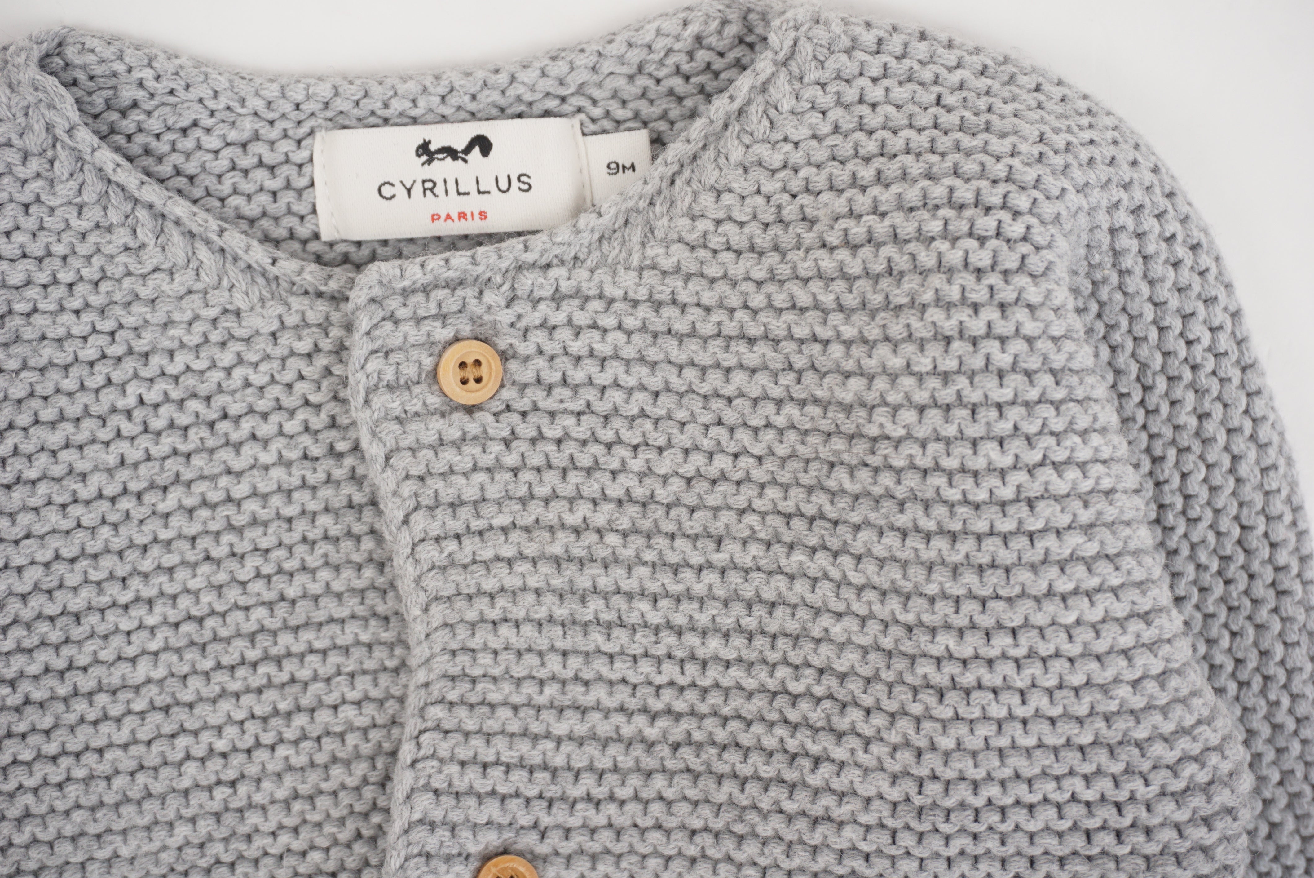 Gilet Gris - 9 mois