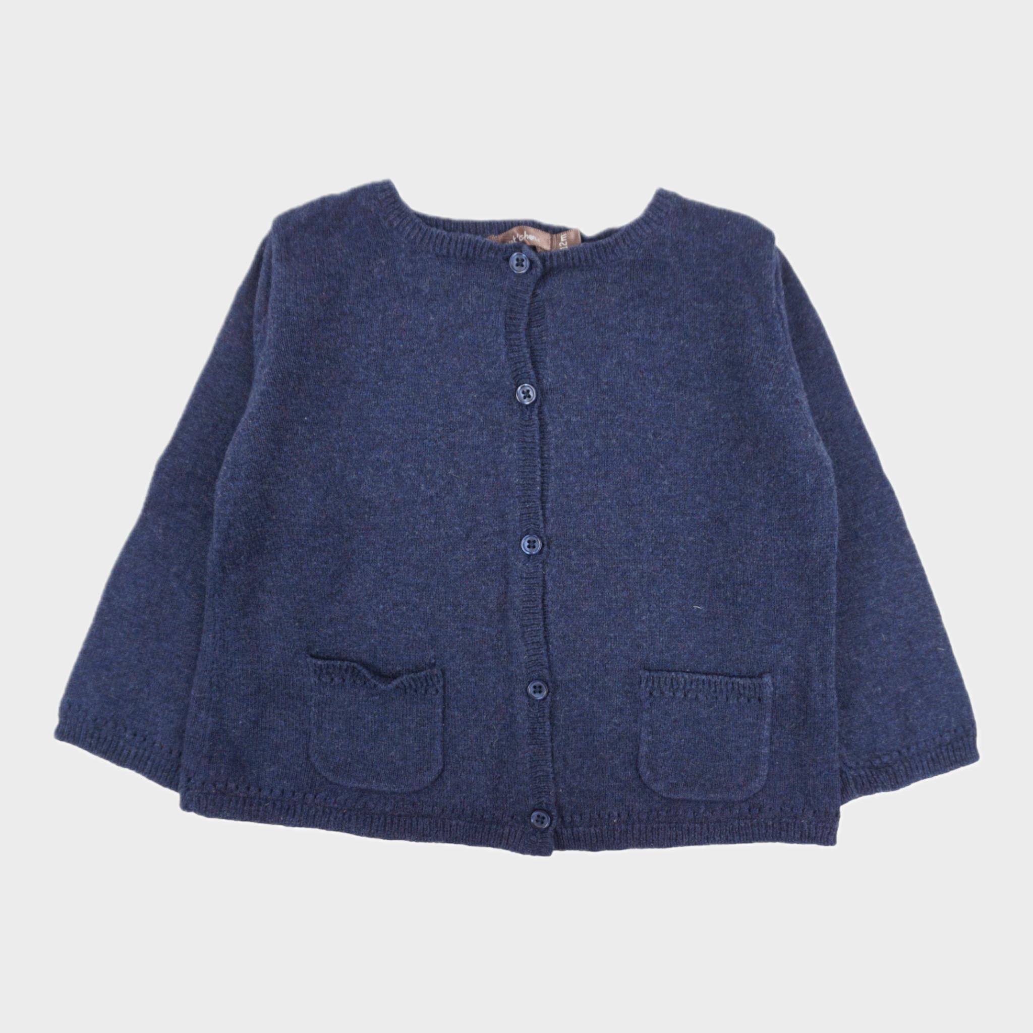 Gilet Bleu - 12 mois
