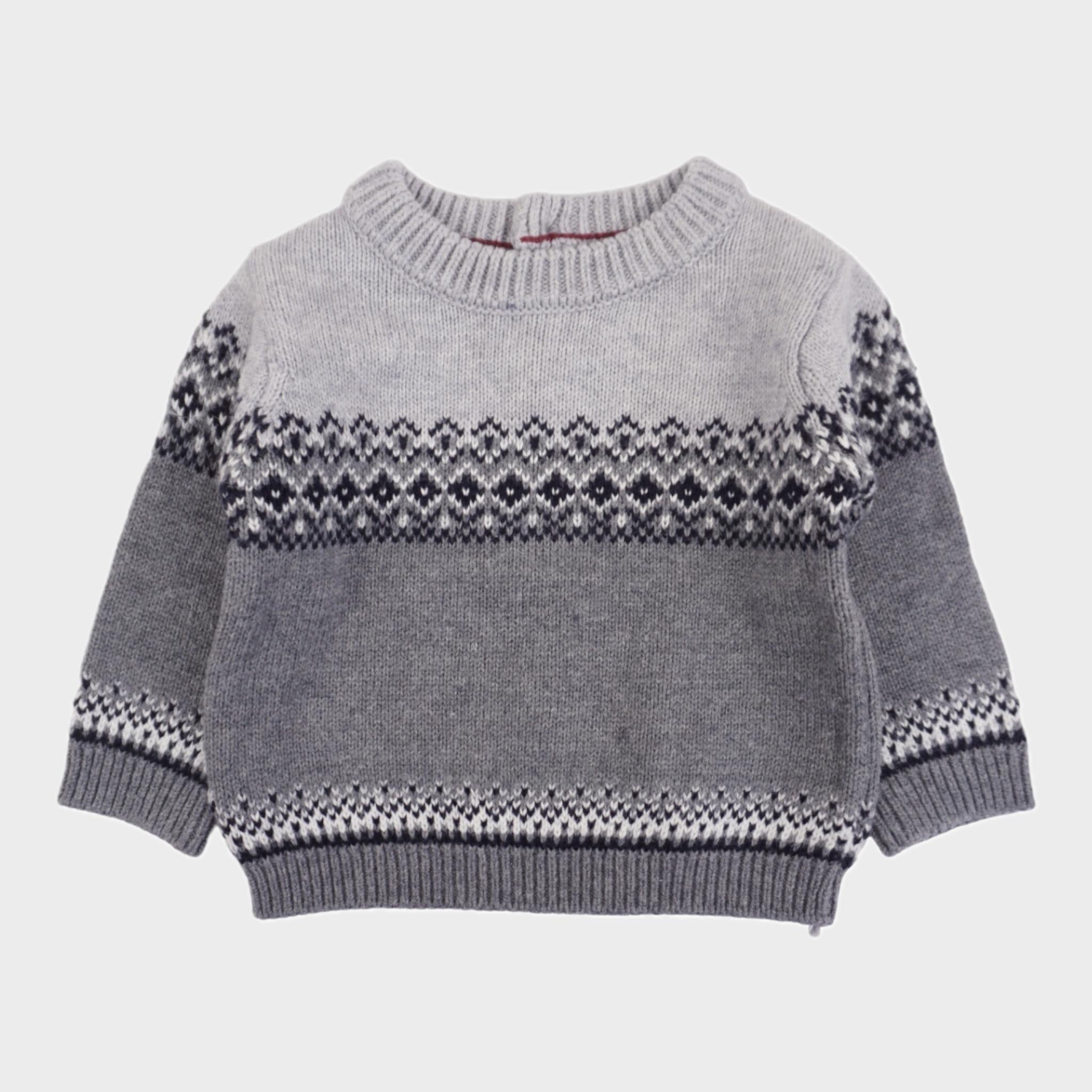 Pull Gris - 6 mois