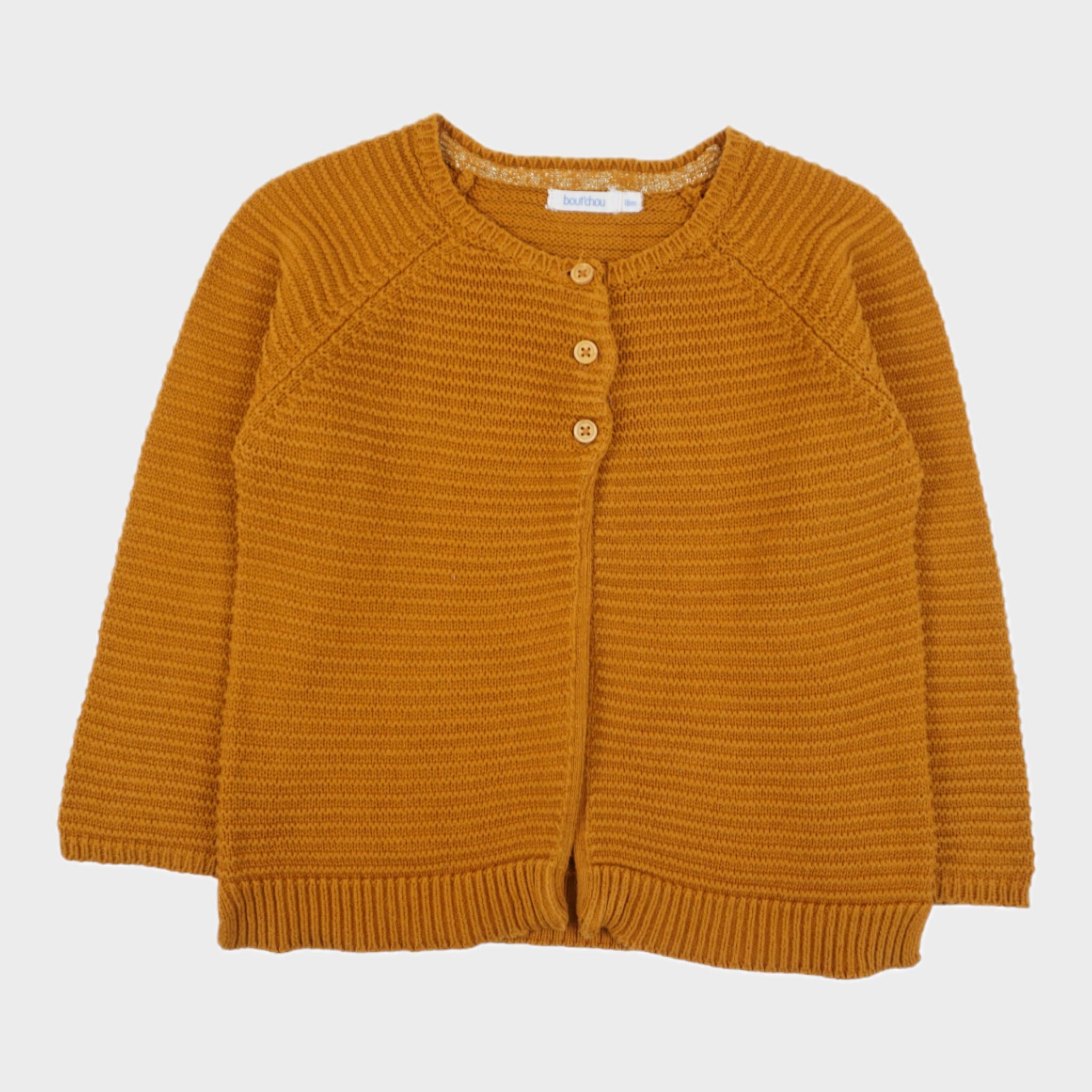 Gilet Moutarde - 18 mois